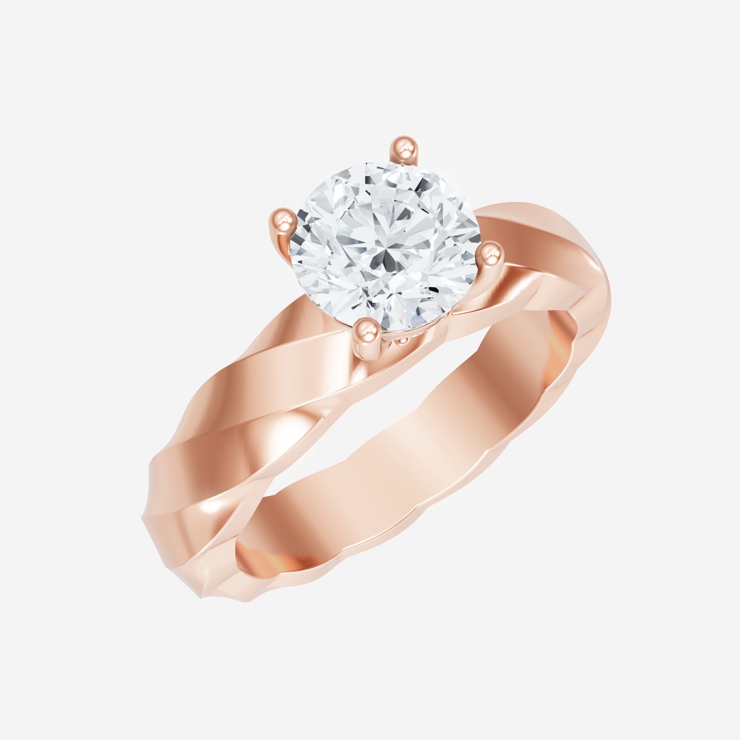 Round Shining Destiny Ring