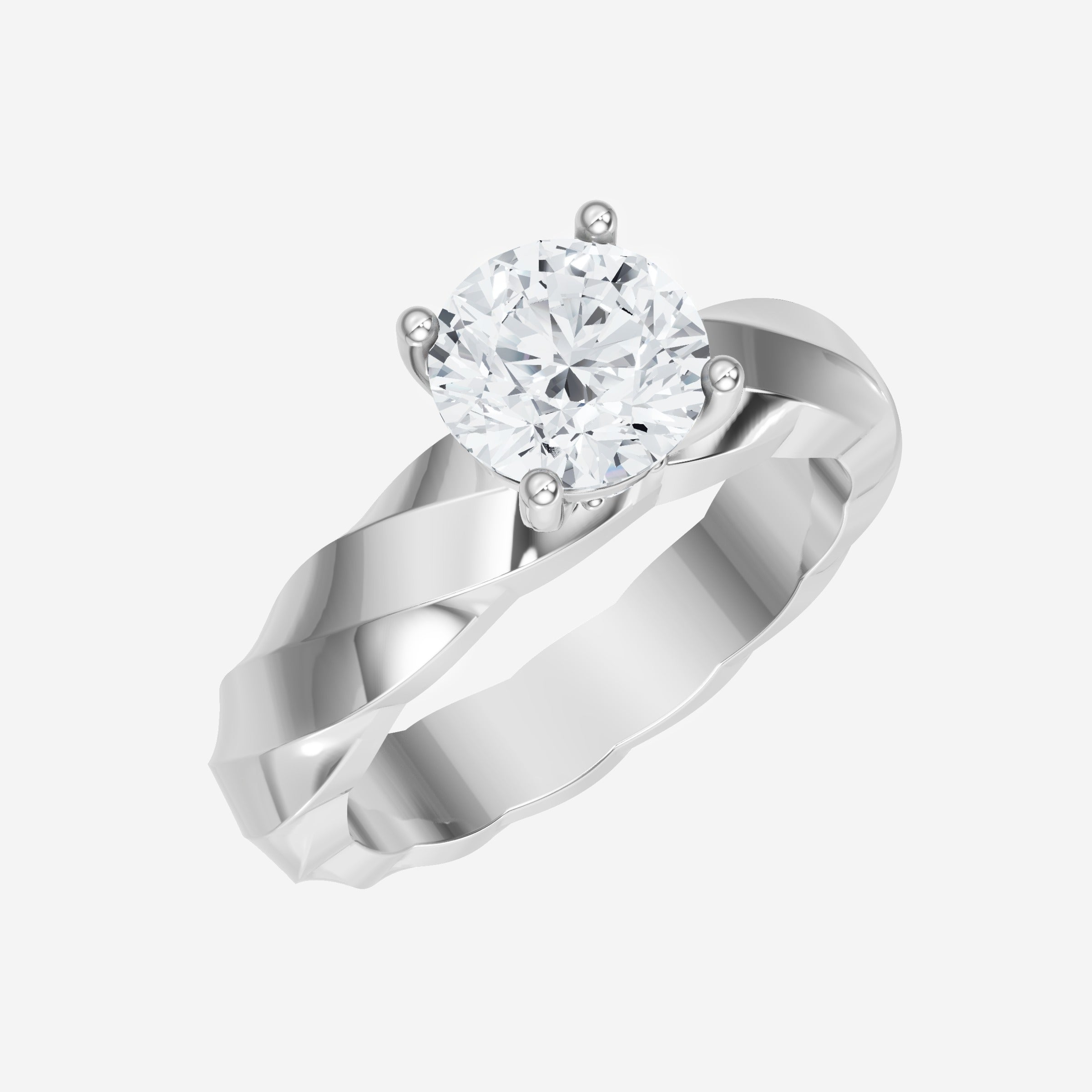 Round Shining Destiny Ring