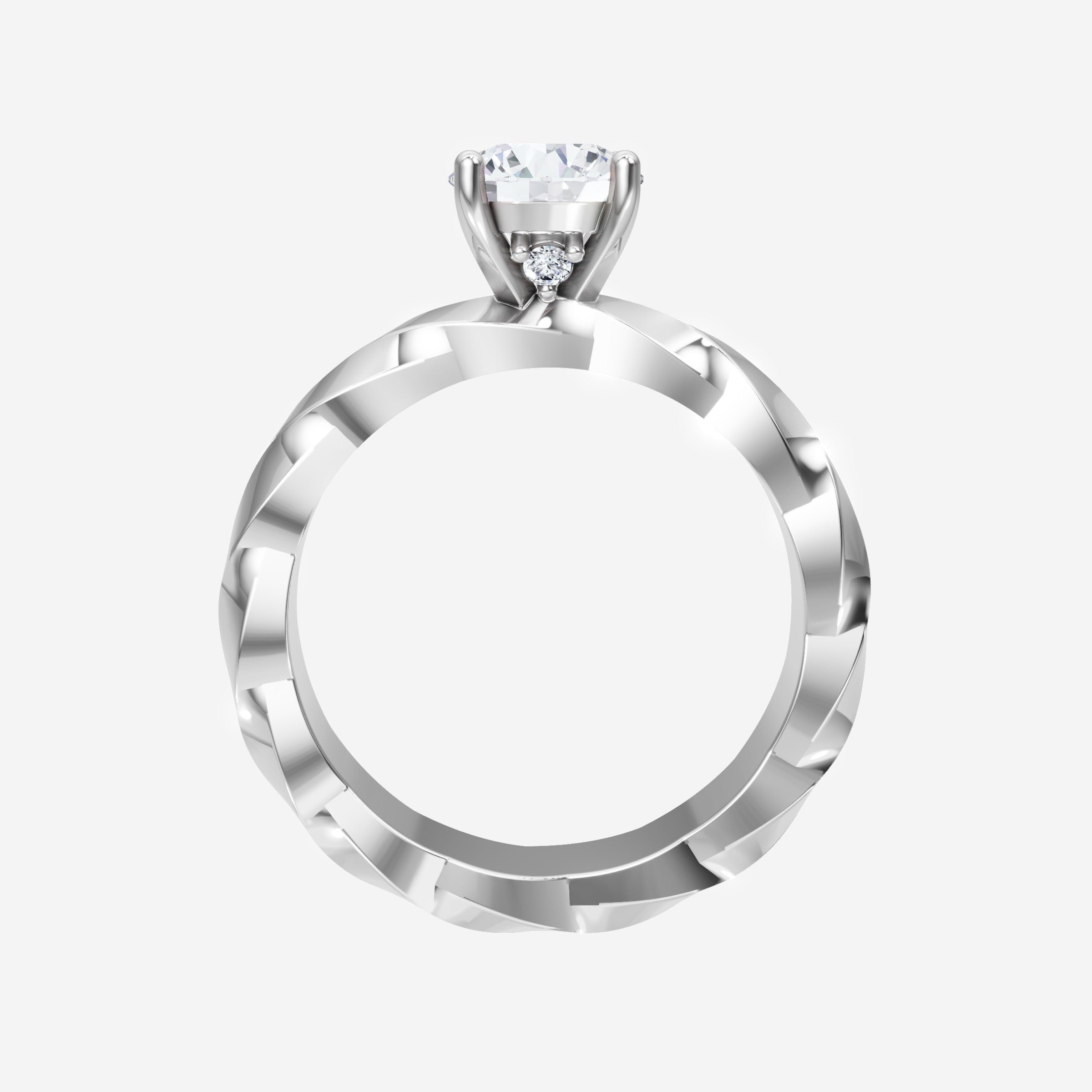 Round Shining Destiny Ring