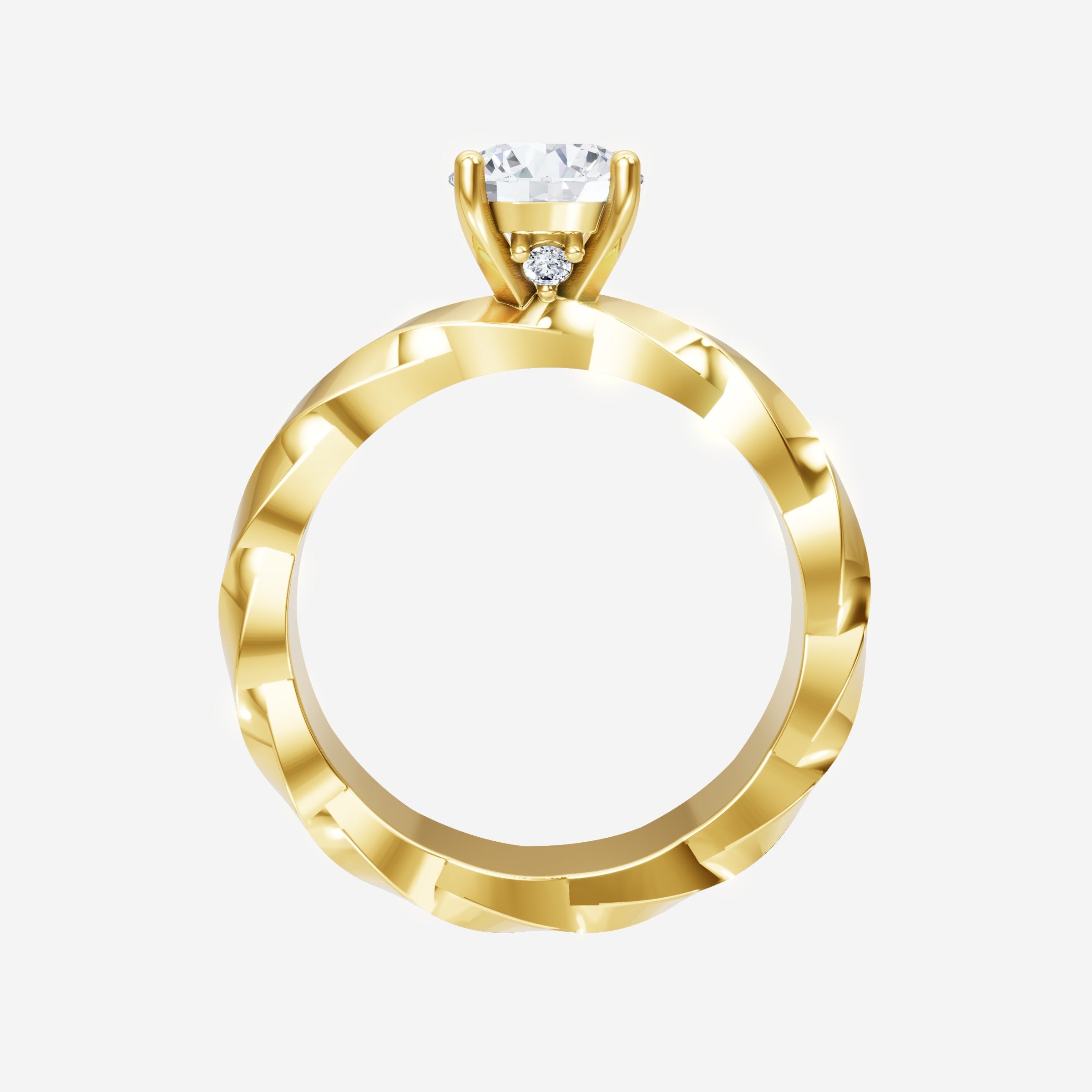 Round Shining Destiny Ring