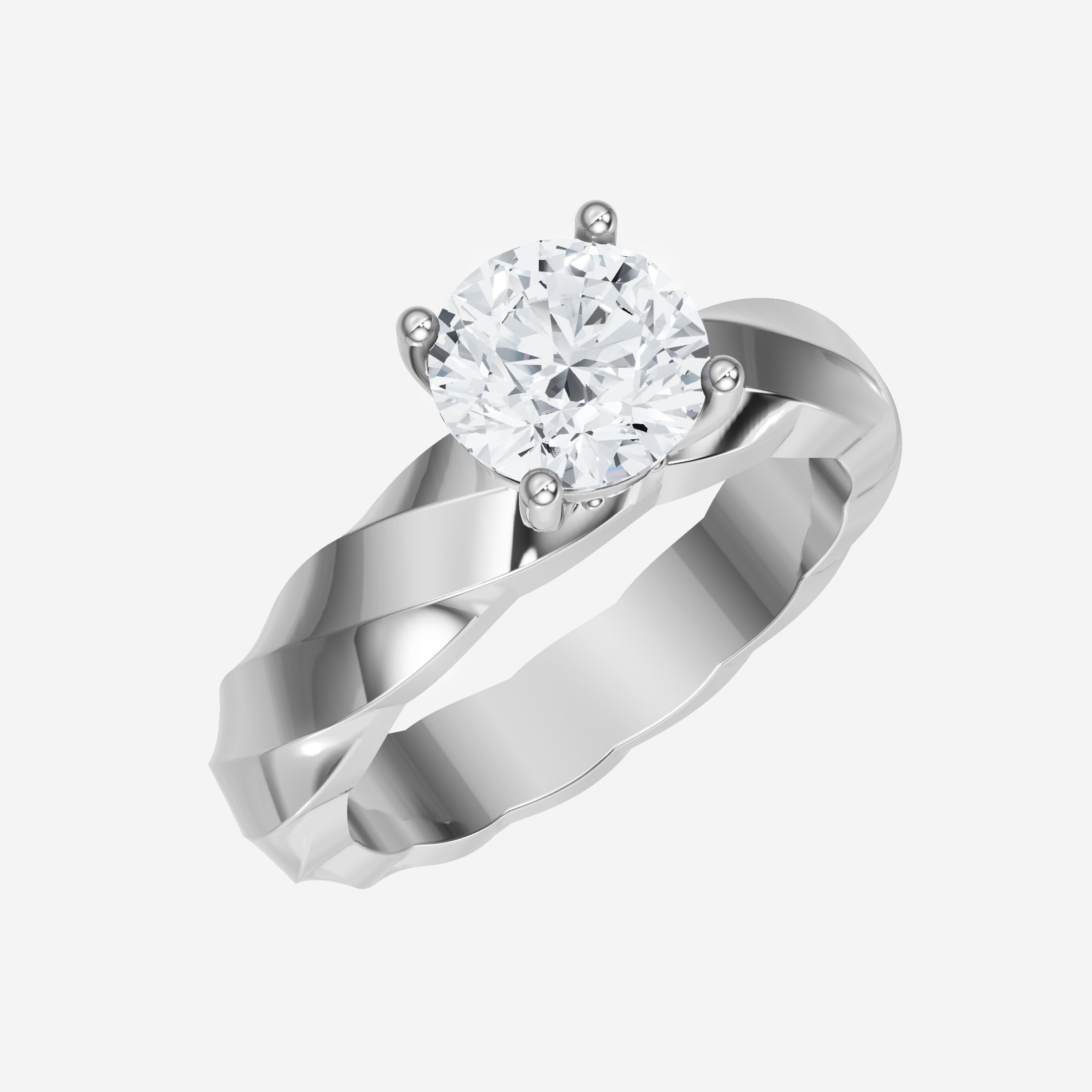 Round Shining Destiny Ring
