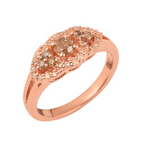 0.50ct  Natural Champagne Diamond Ring
