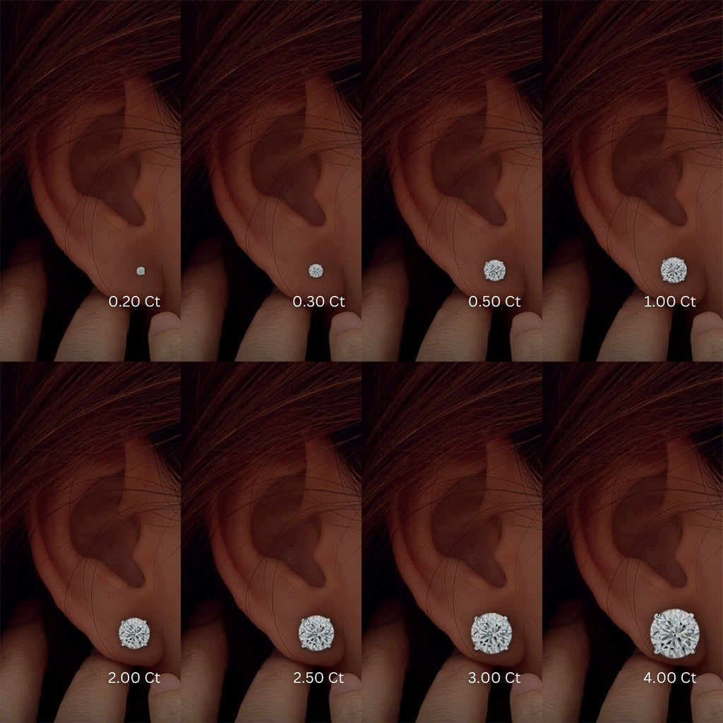 Lab Grown Diamond Stud Earring