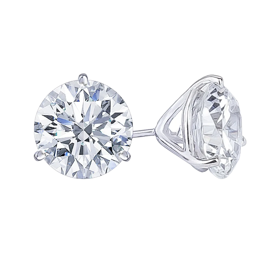 Pendientes de tuerca Classic Brilliance con diamantes cultivados en laboratorio de 3,00 ct EF VVS2