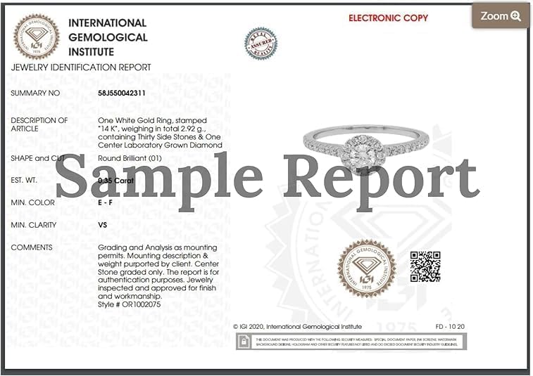 IGI Lab Grown Diamond Eternity Band (1ct-2ct)