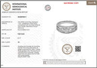Anillo de diamantes cultivados en laboratorio de 1,00 ct