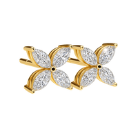 1.00ct Lab Grown Marquise Diamond Flower Studs