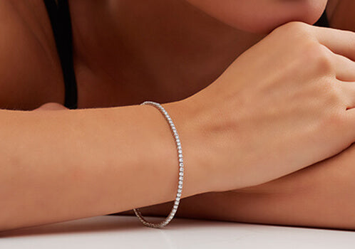 Lab Grown Diamond Tennis Bracelet