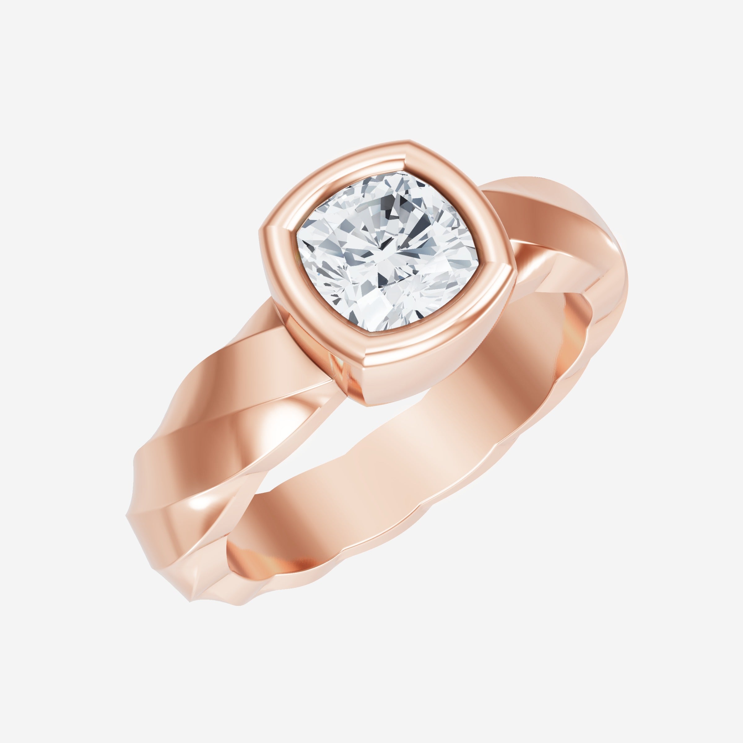 Cushion Shining Destiny Ring