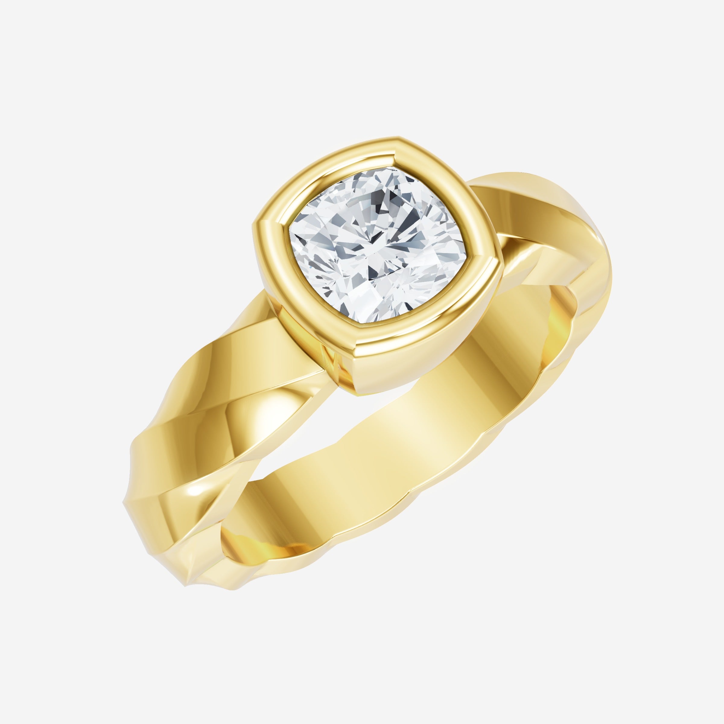 Cushion Shining Destiny Ring