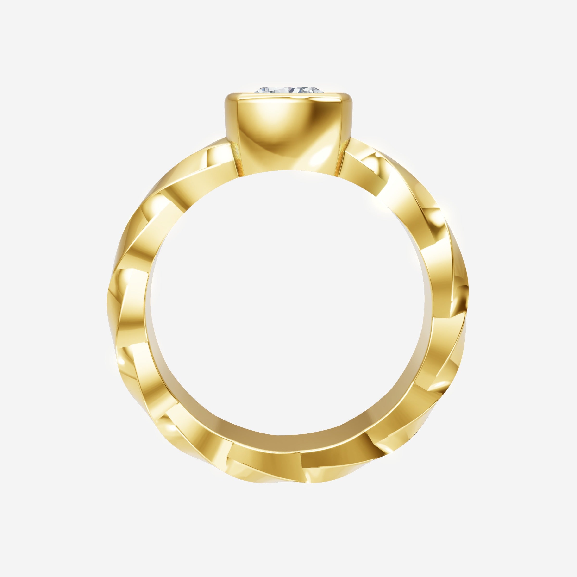 Cushion Shining Destiny Ring