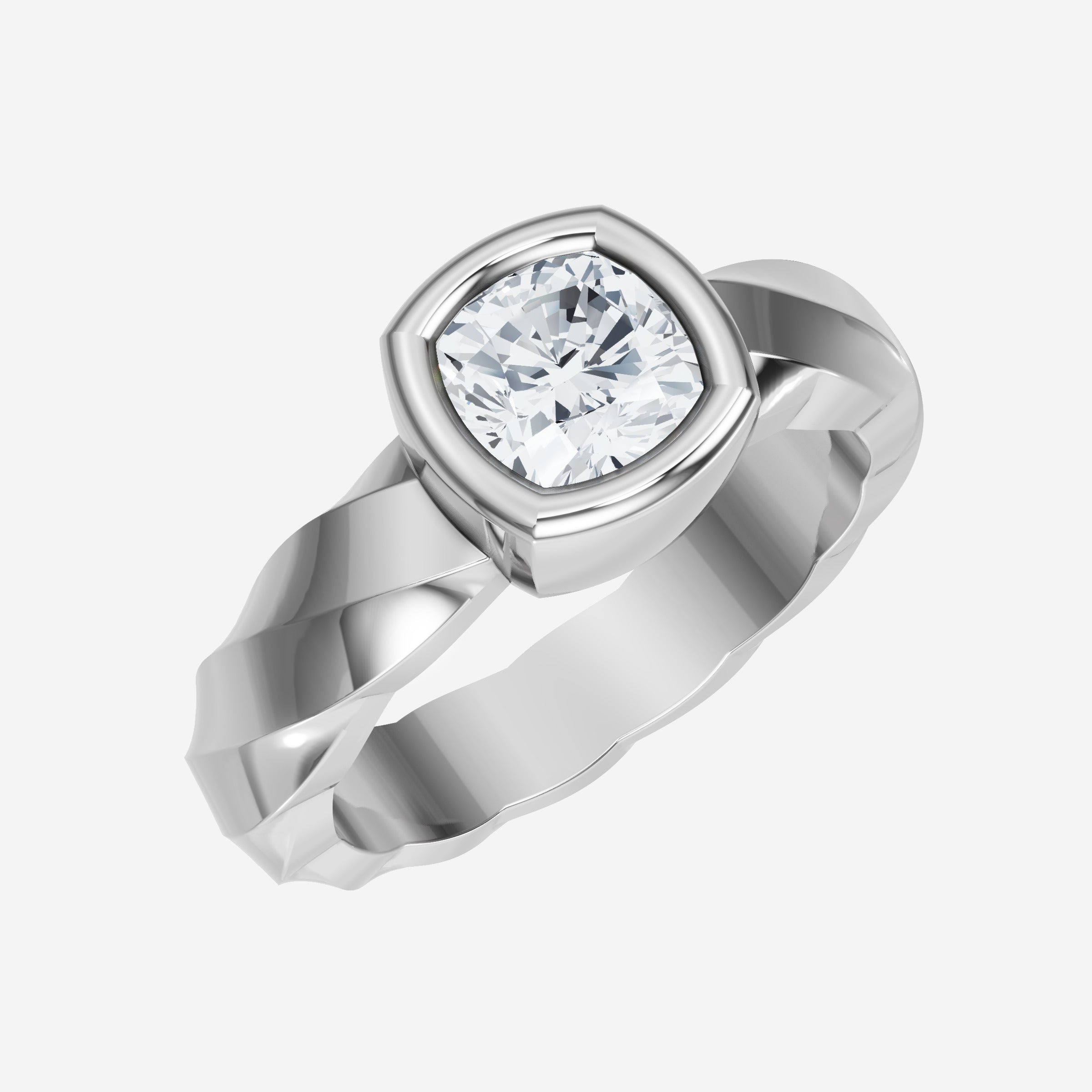 Cushion Shining Destiny Ring