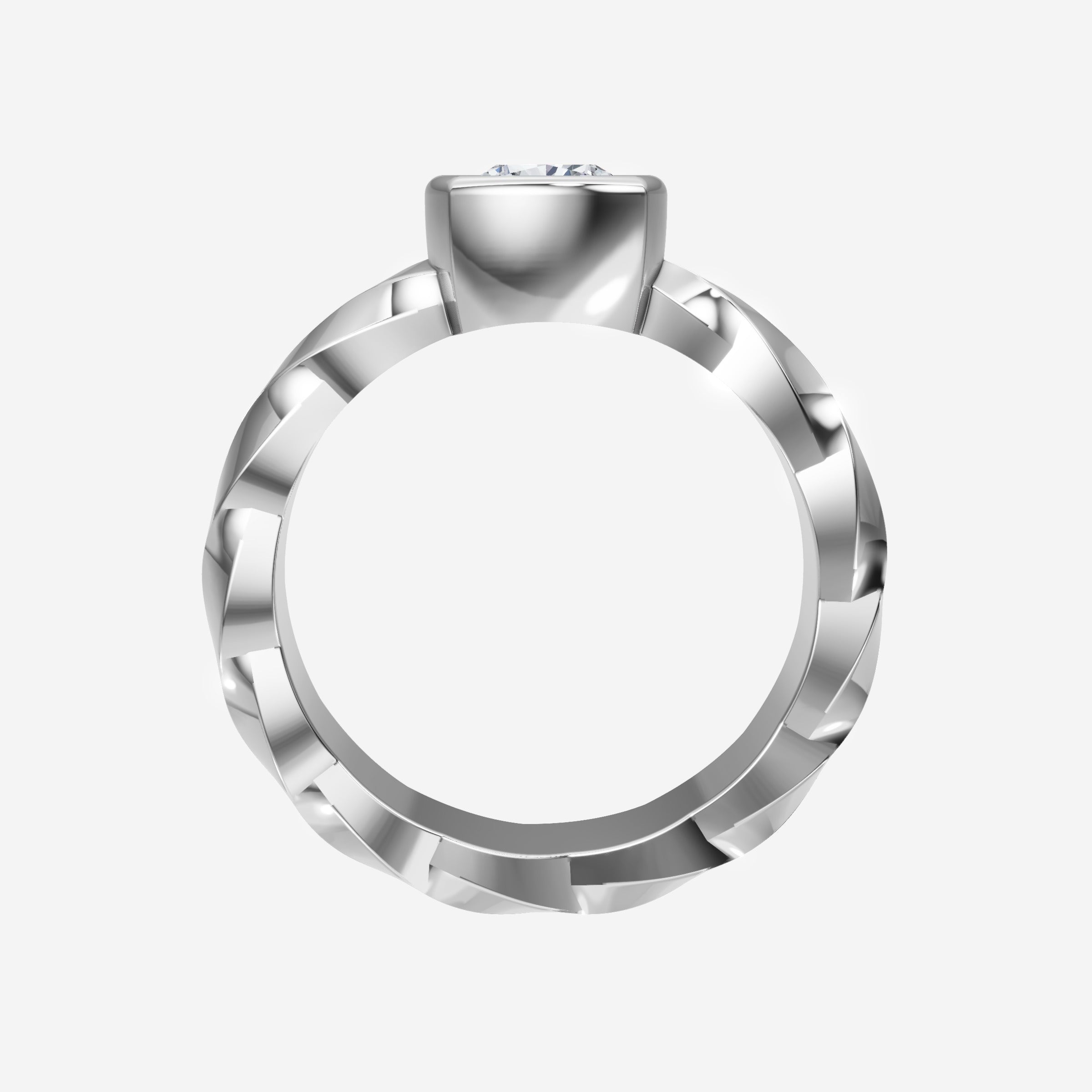 Cushion Shining Destiny Ring