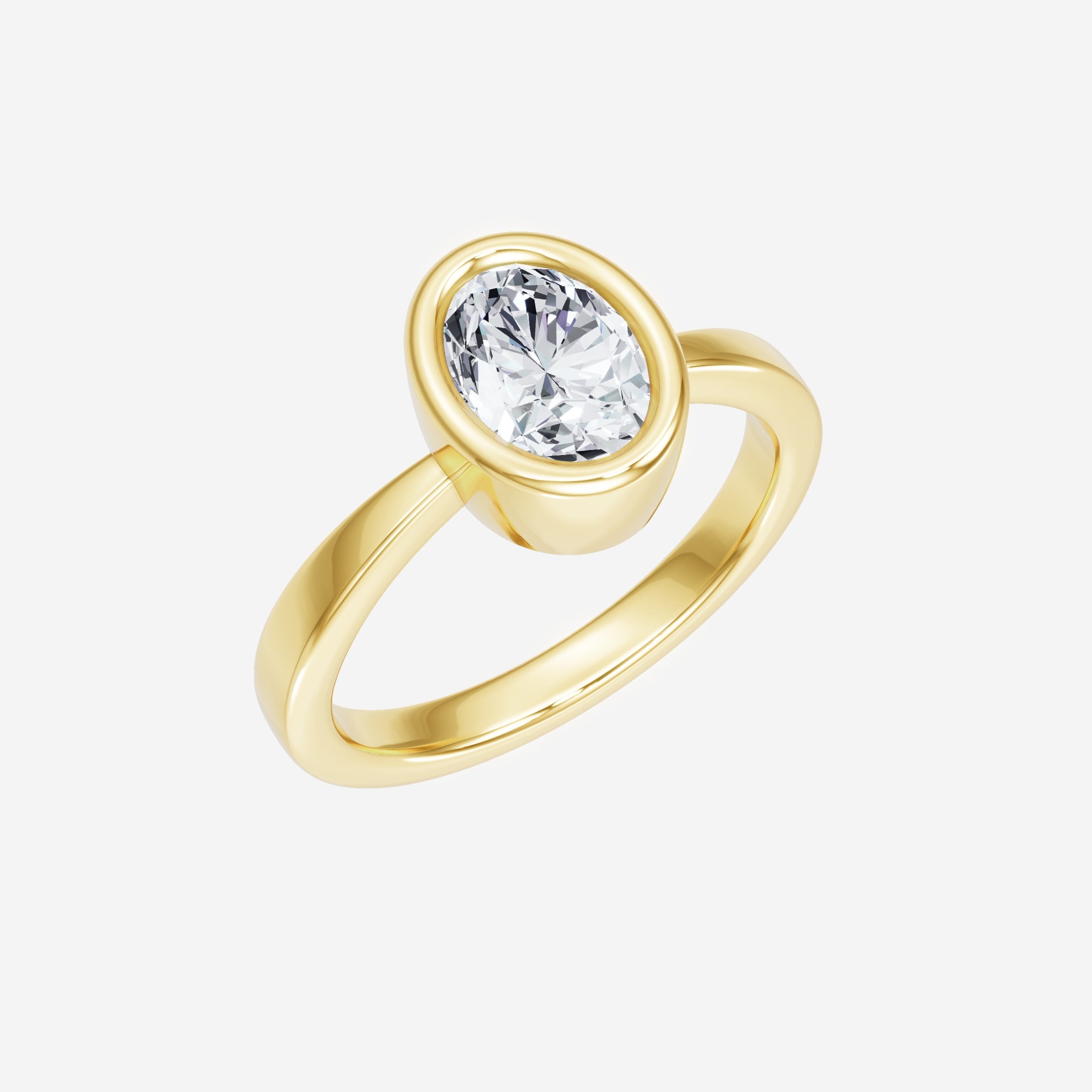 Oval Shining Destiny Ring