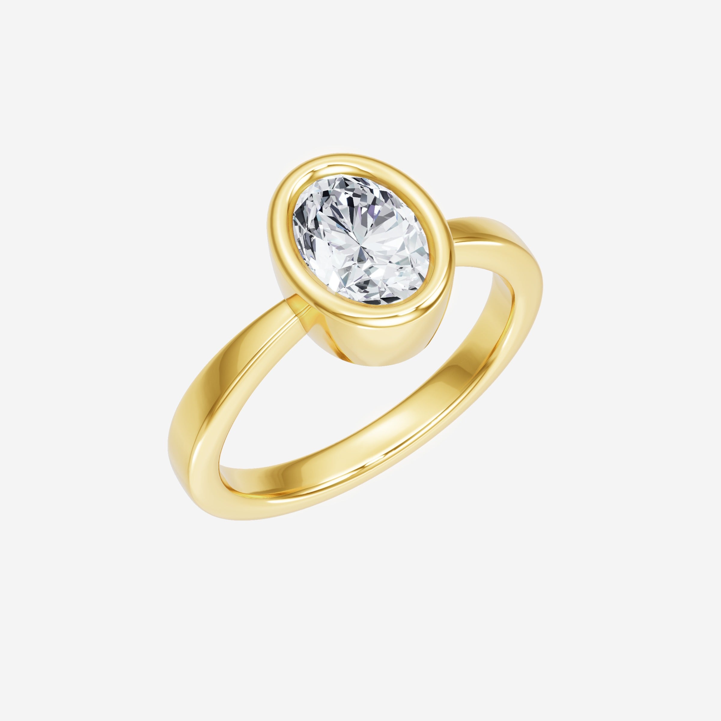 Oval Shining Destiny Ring