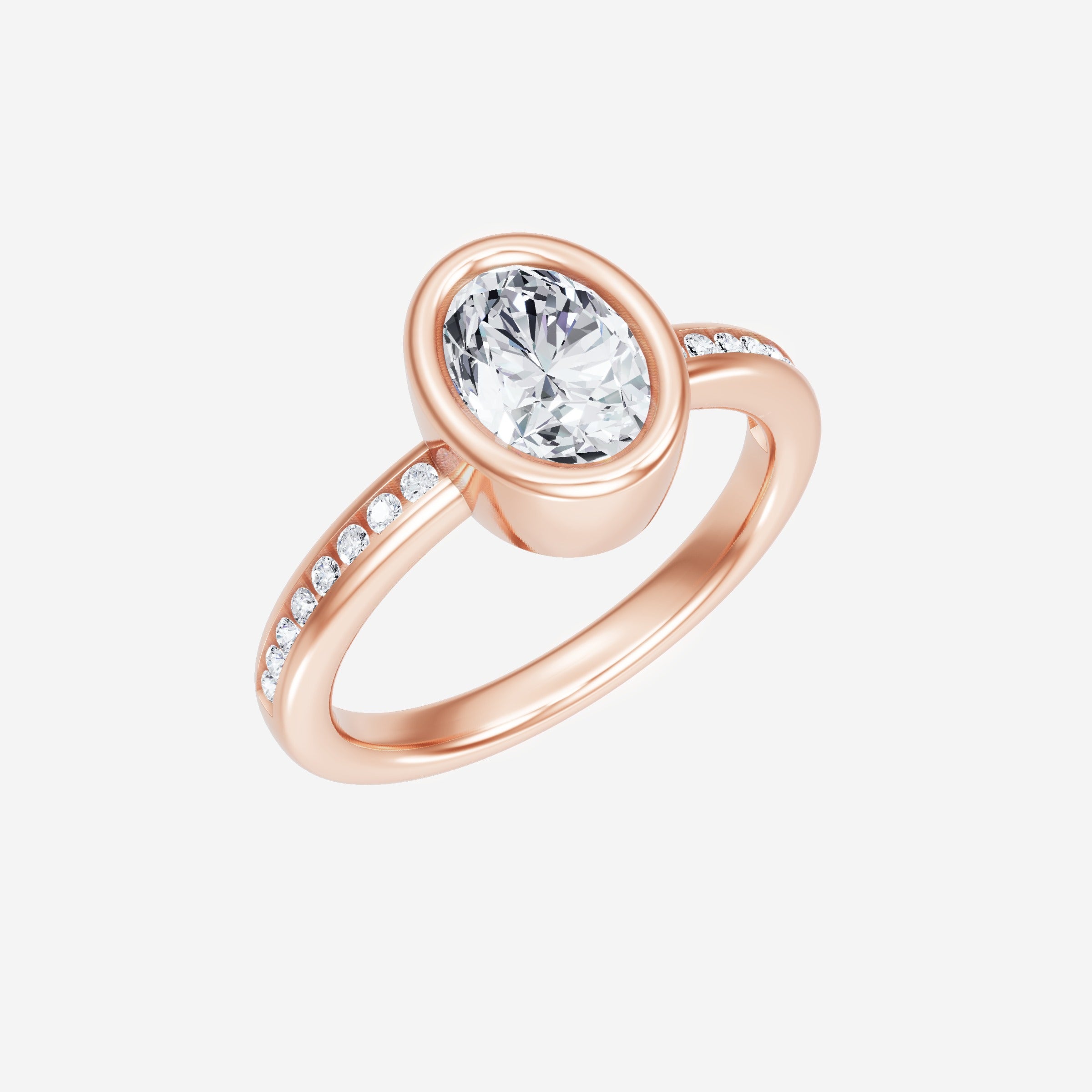Oval Shining Destiny Ring