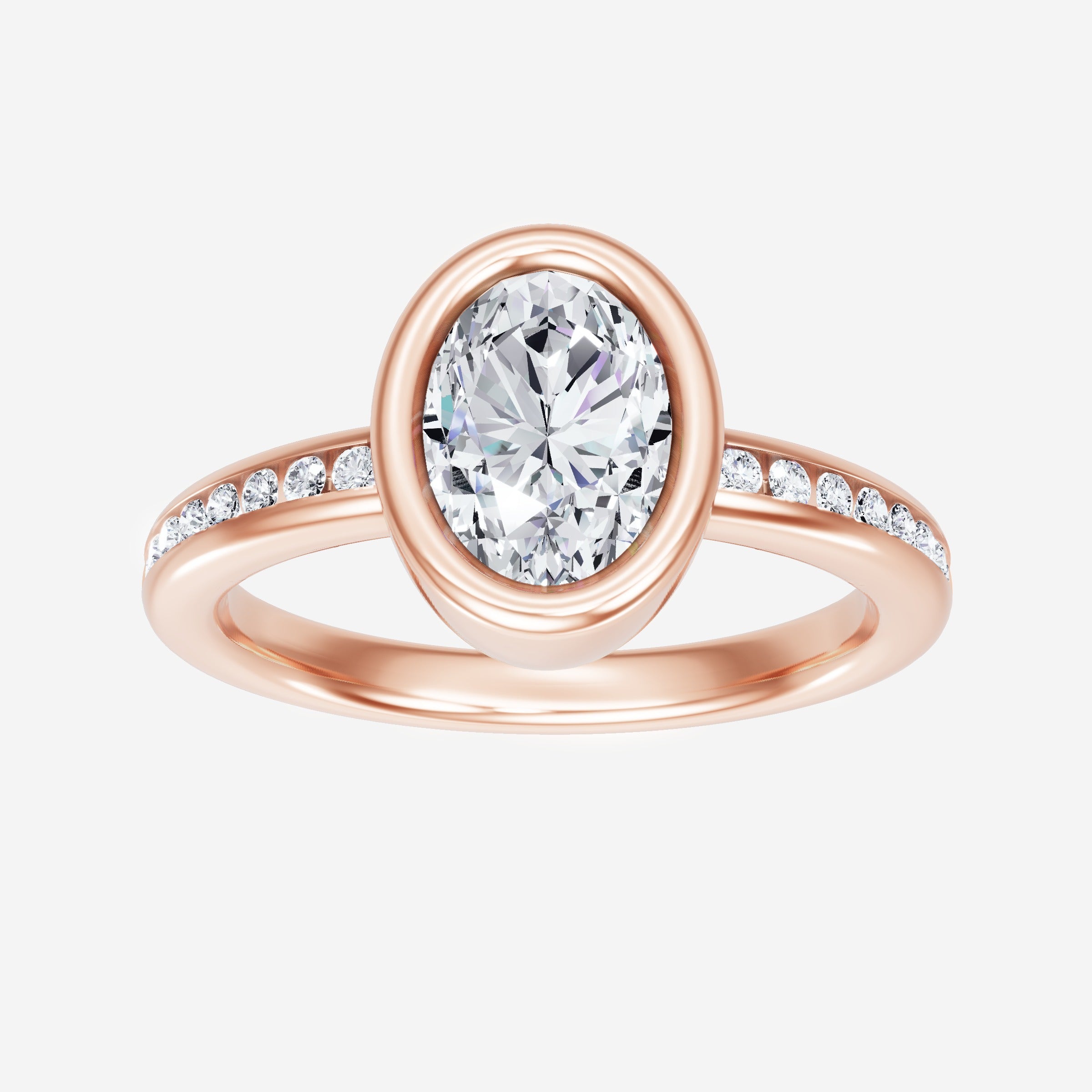 Oval Shining Destiny Ring