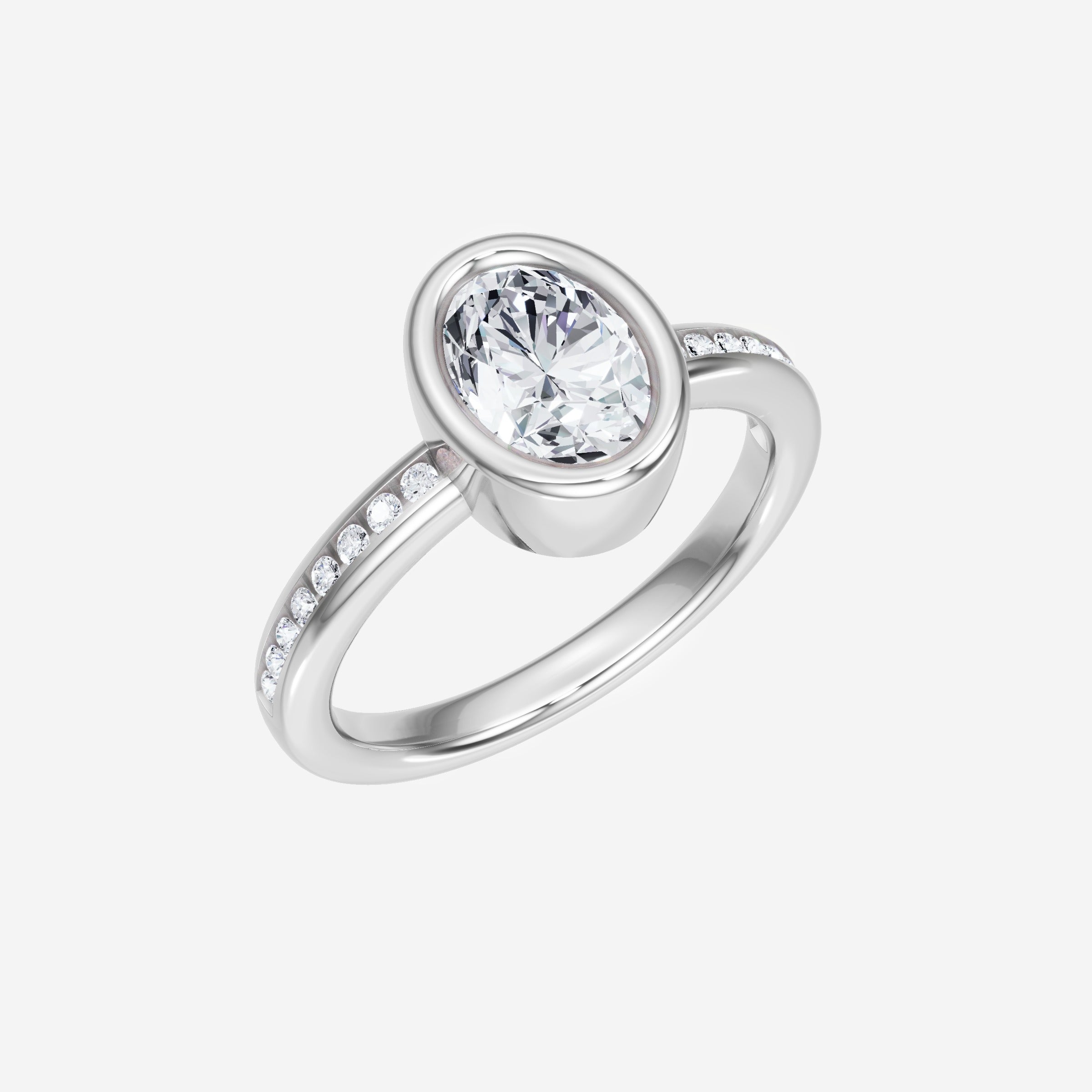 Oval Shining Destiny Ring