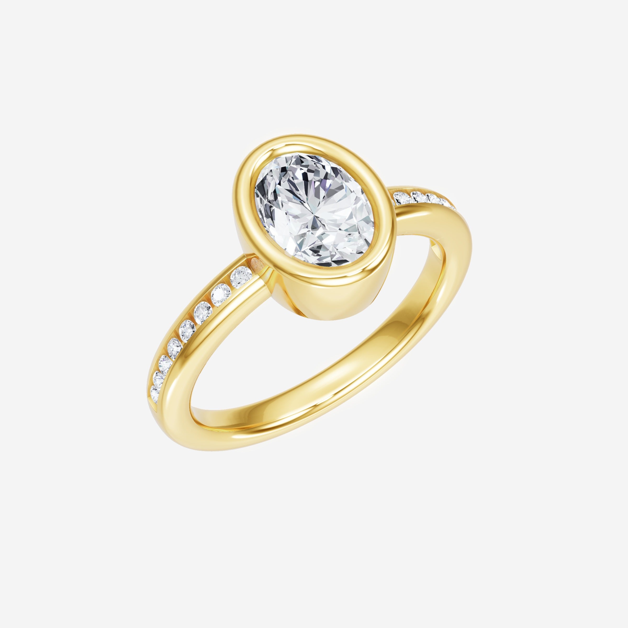 Oval Shining Destiny Ring