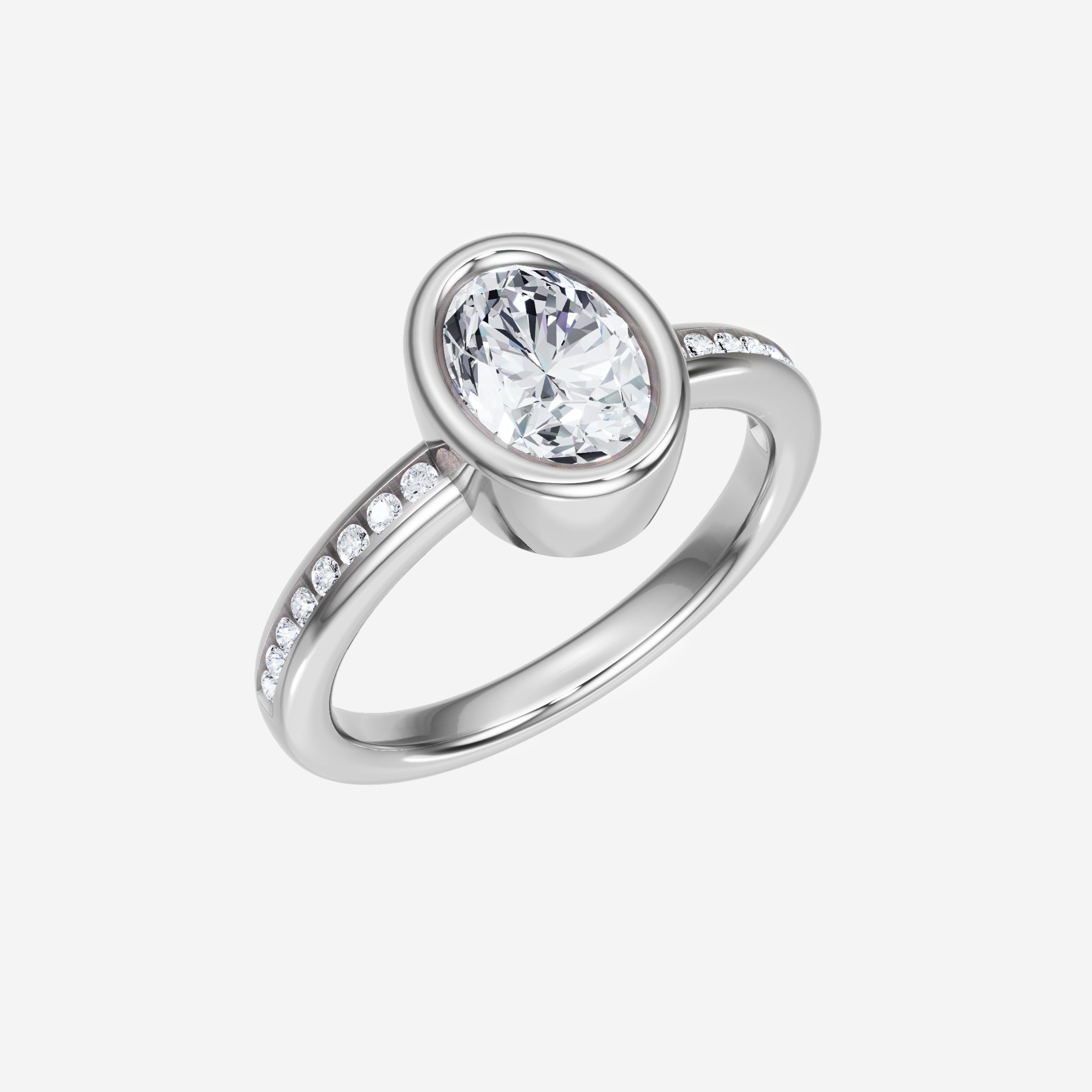 Oval Shining Destiny Ring