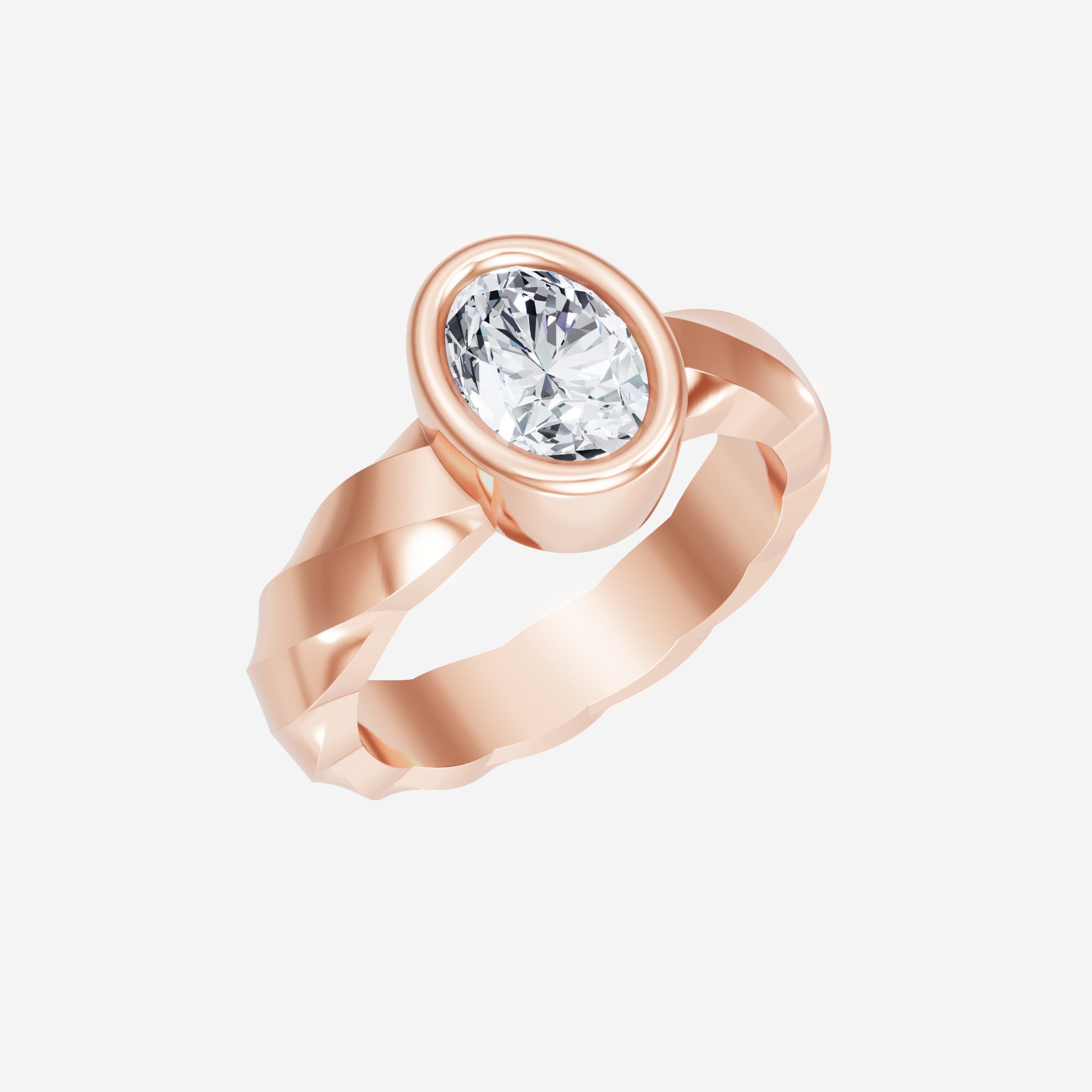 Oval Shining Destiny Ring
