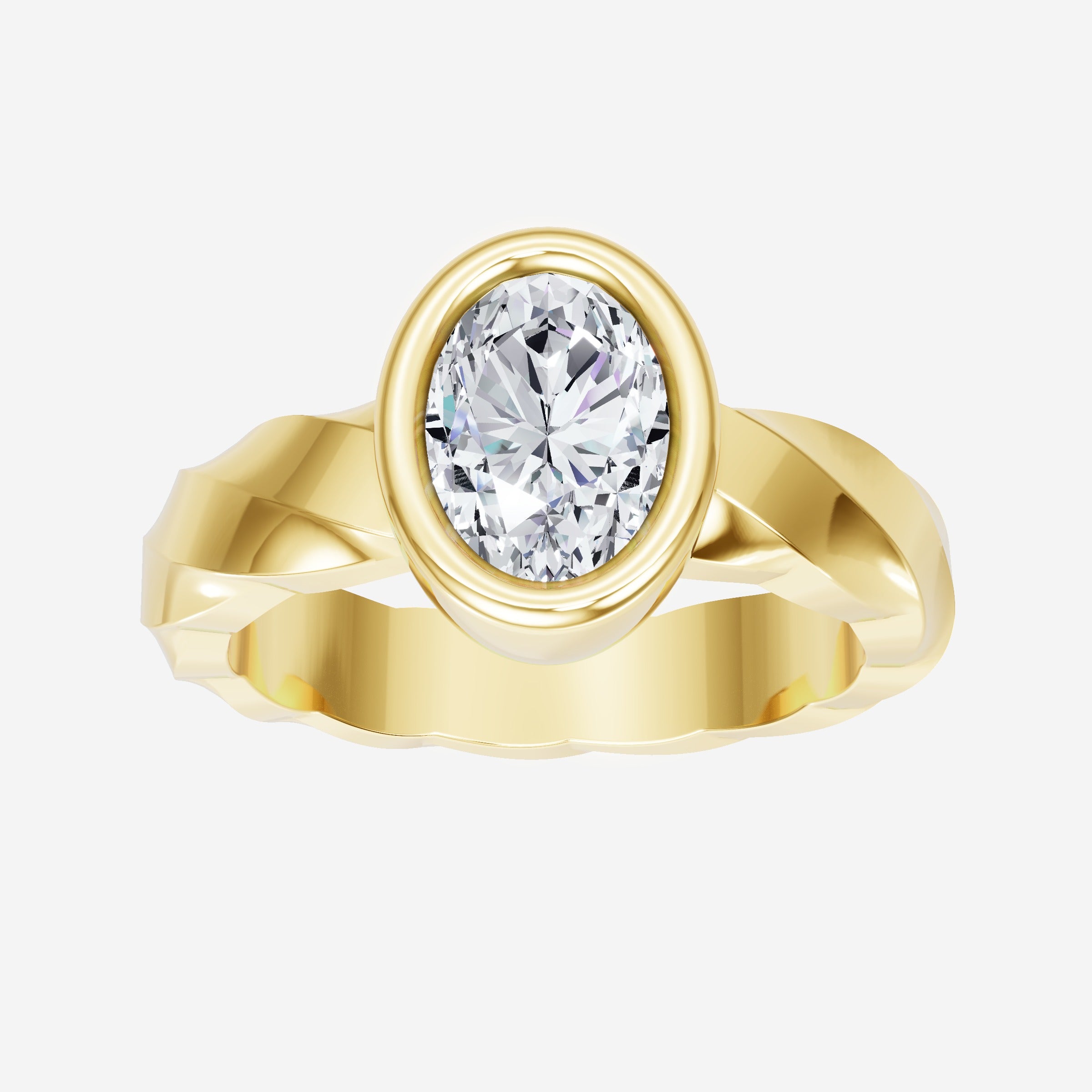 Oval Shining Destiny Ring