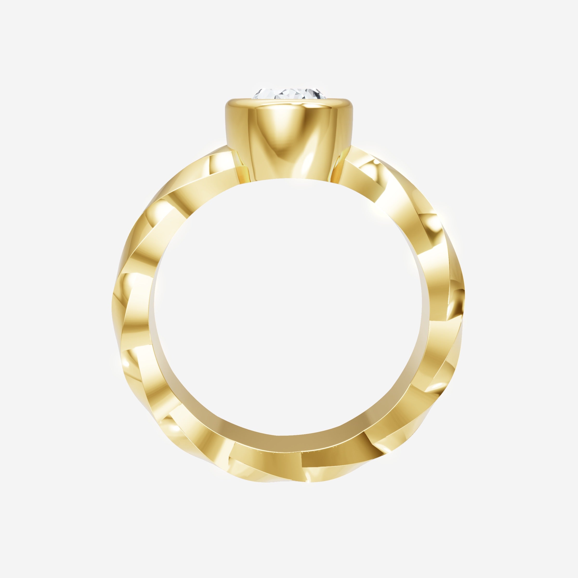 Oval Shining Destiny Ring
