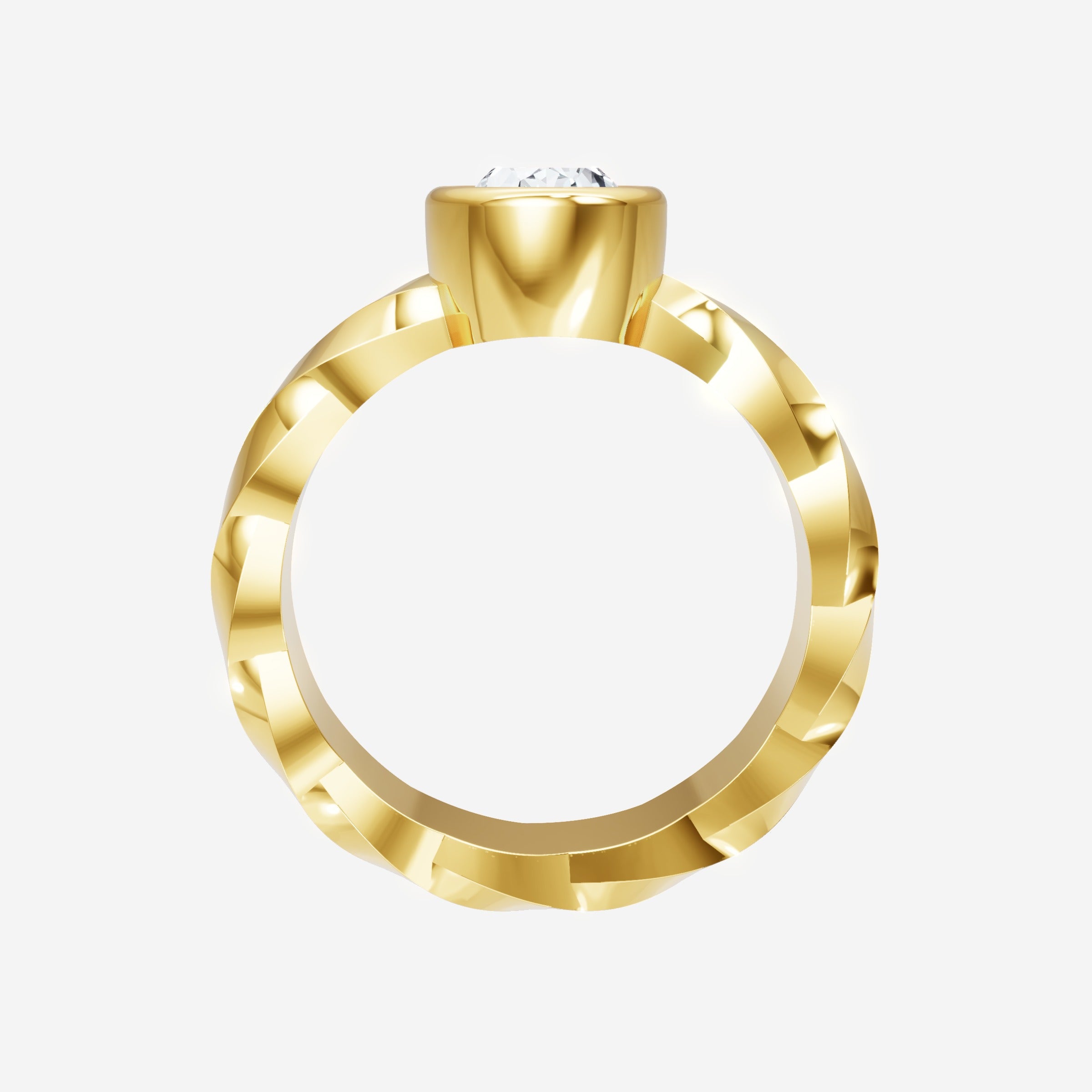 Oval Shining Destiny Ring