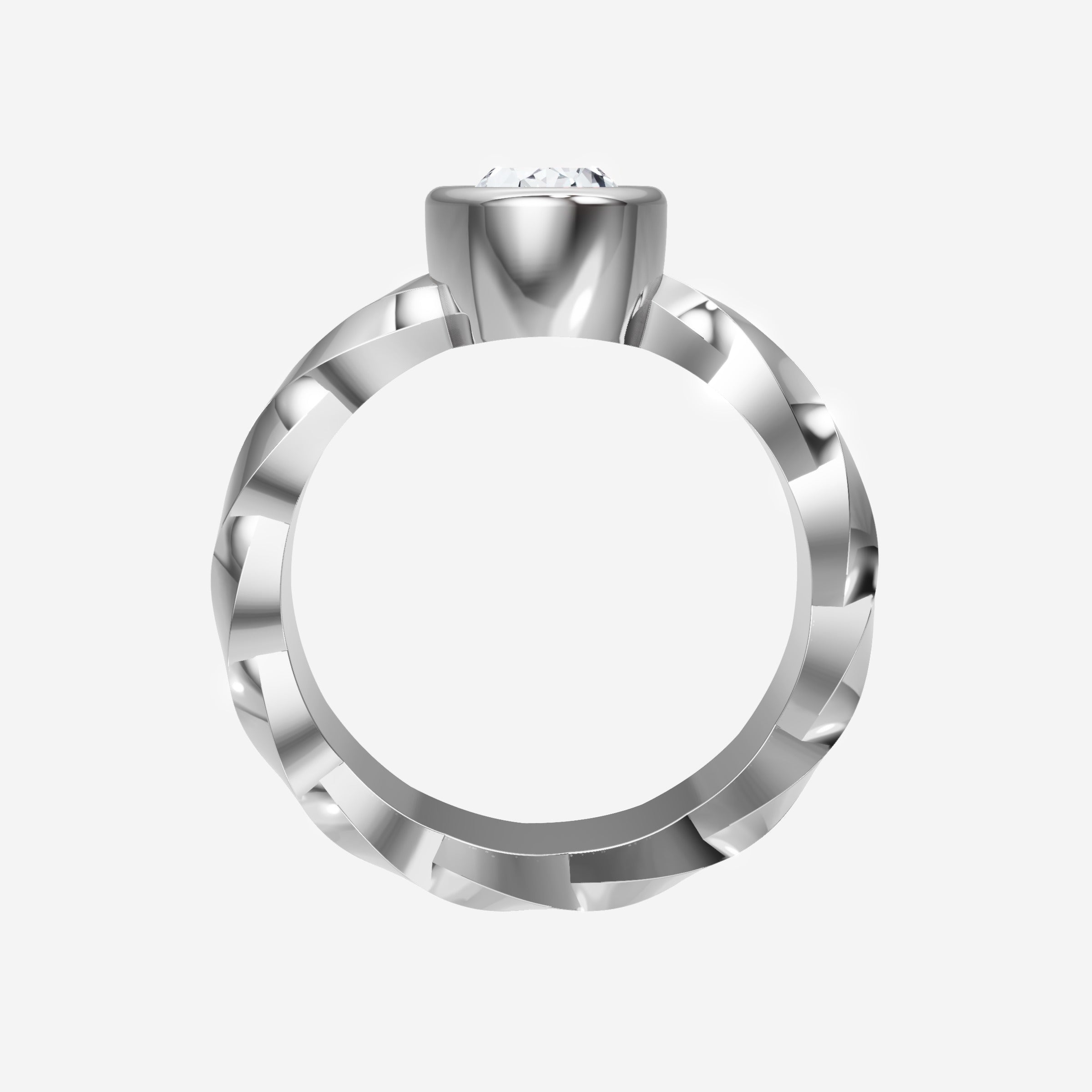 Oval Shining Destiny Ring