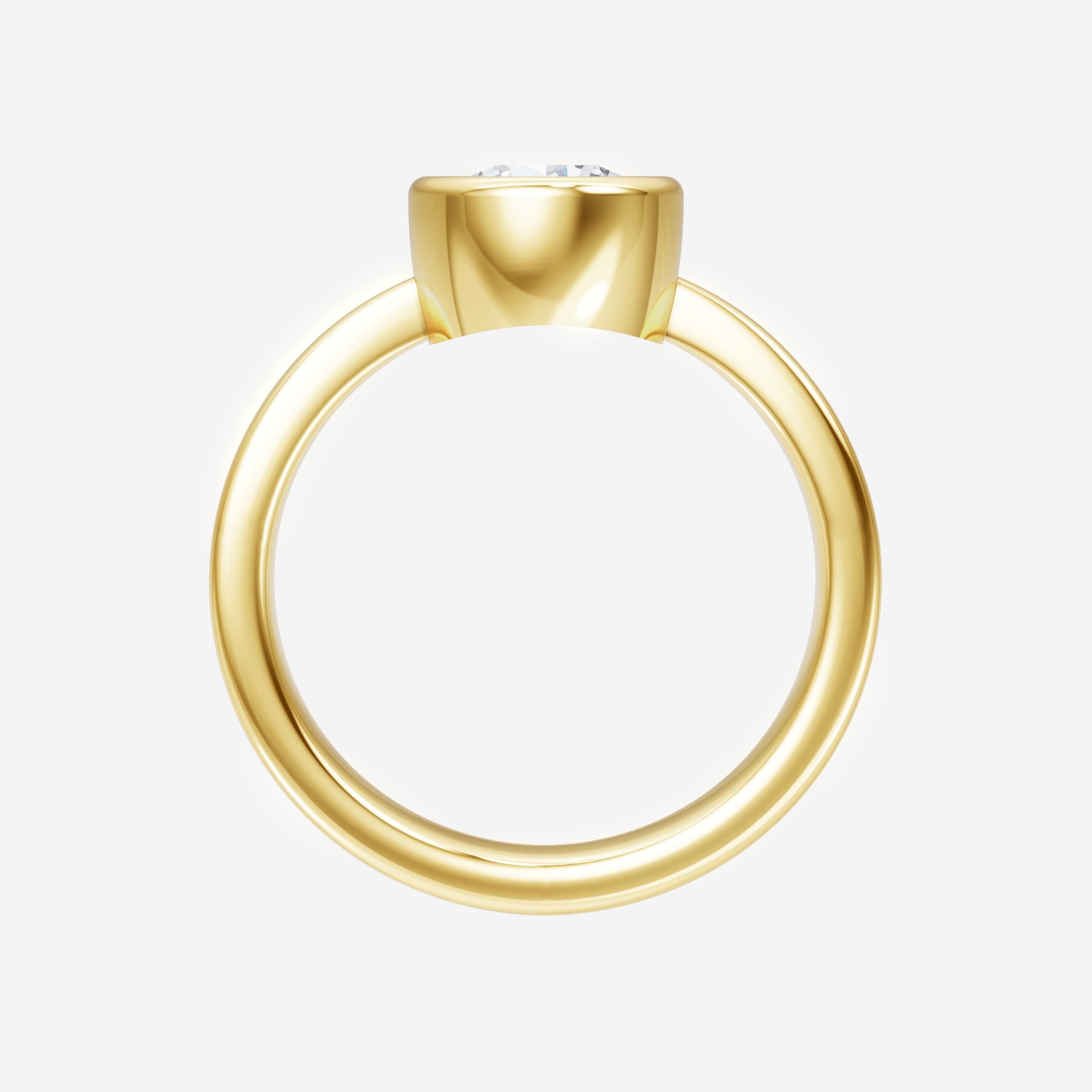 Round Shining Destiny Ring