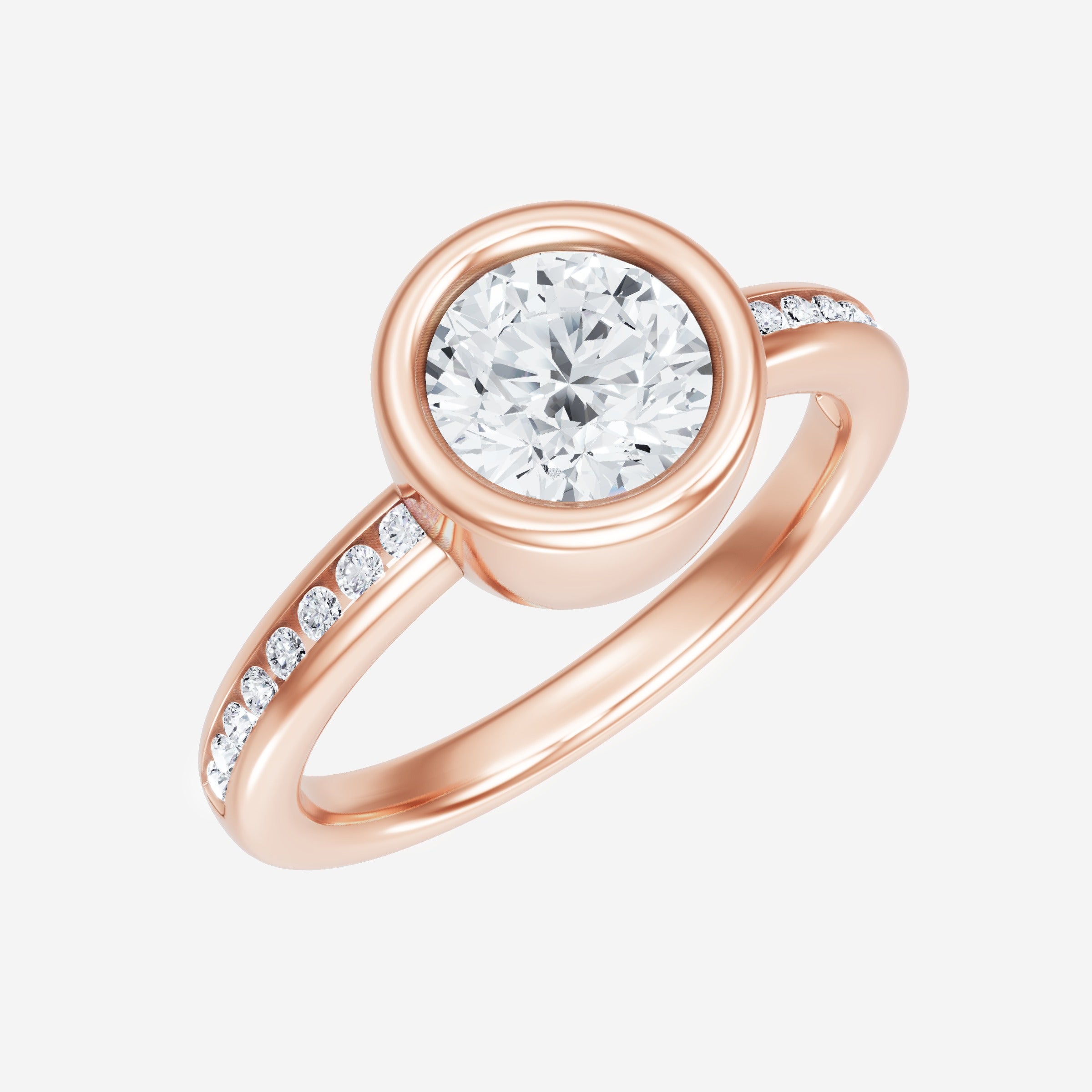Round Shining Destiny Ring