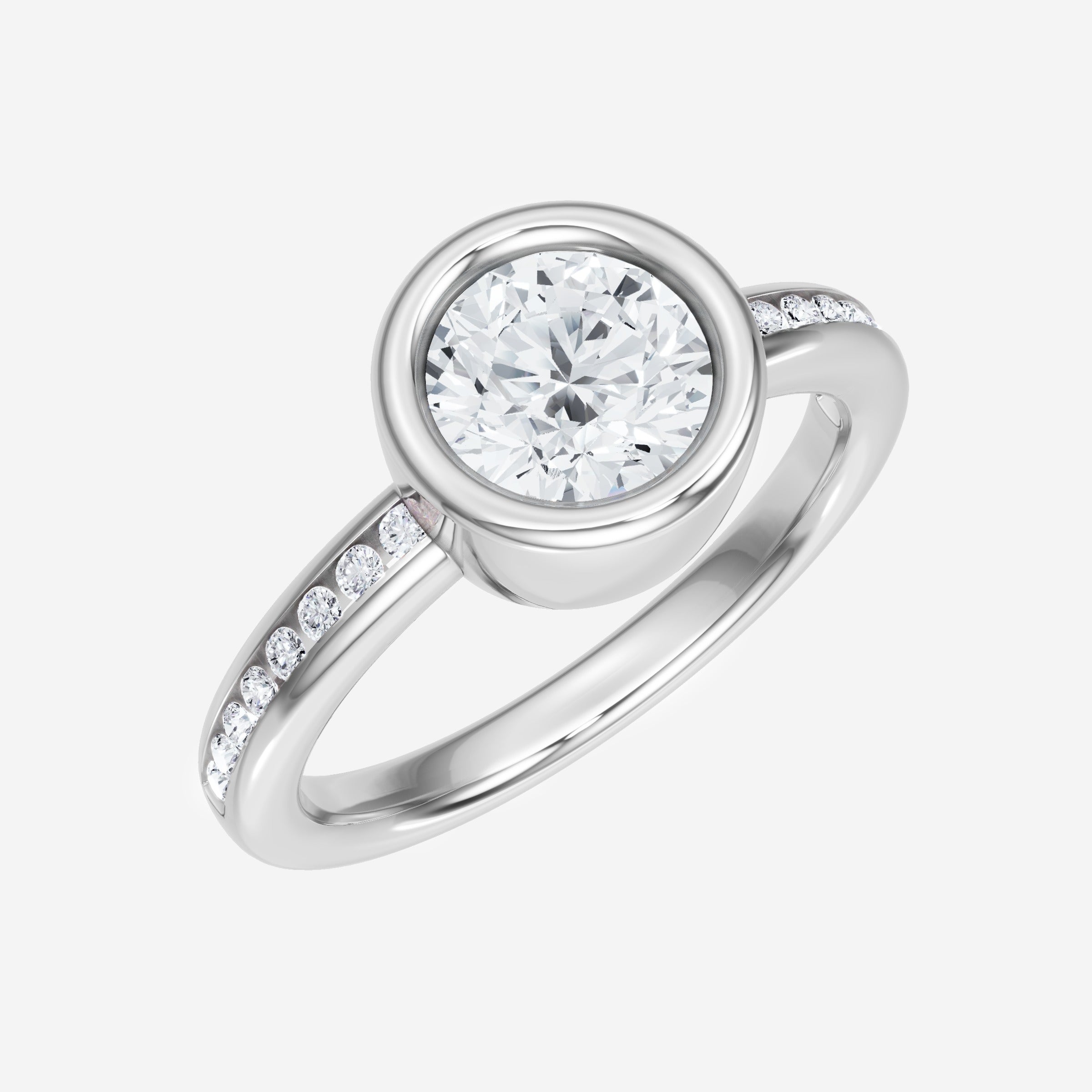 Round Shining Destiny Ring