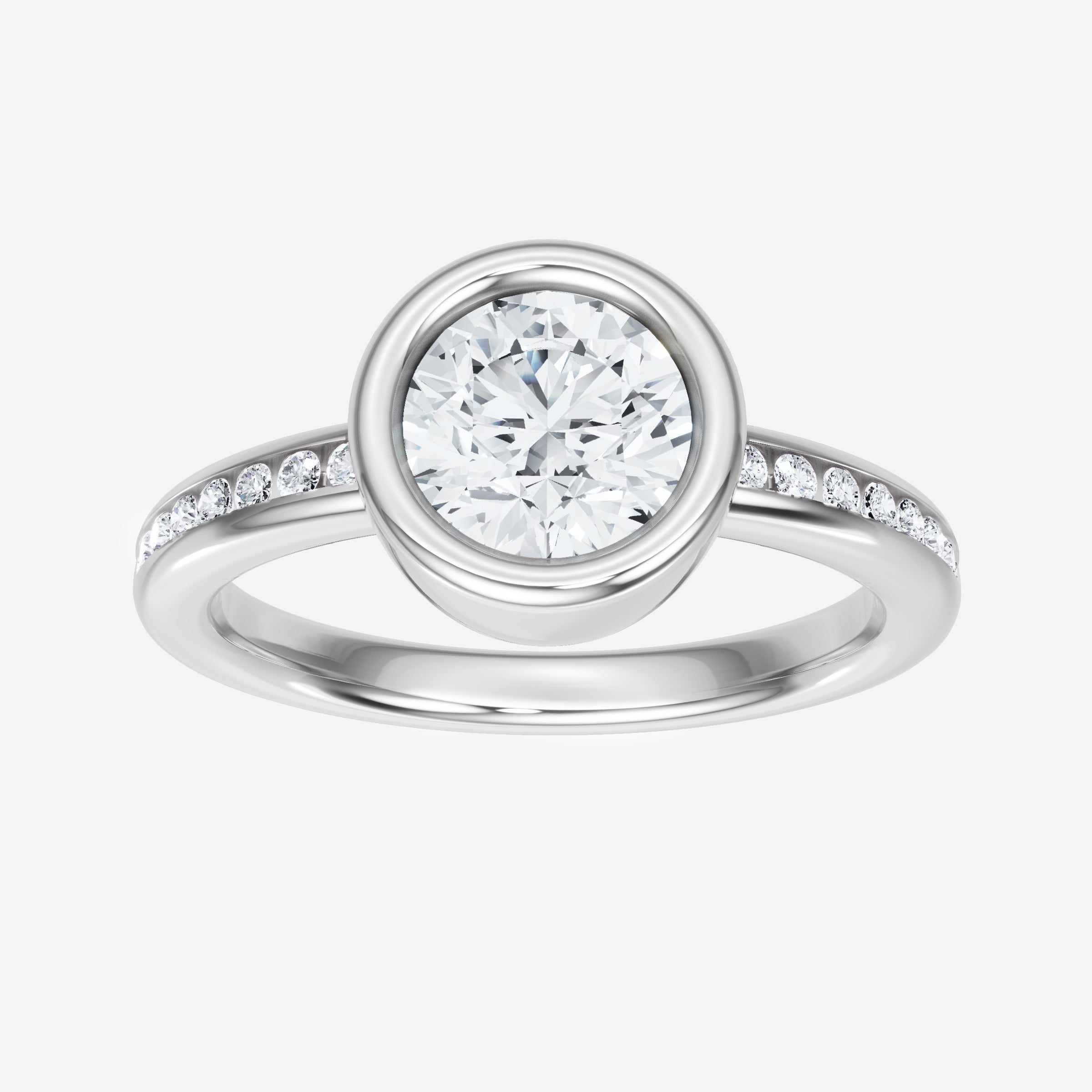 Round Shining Destiny Ring