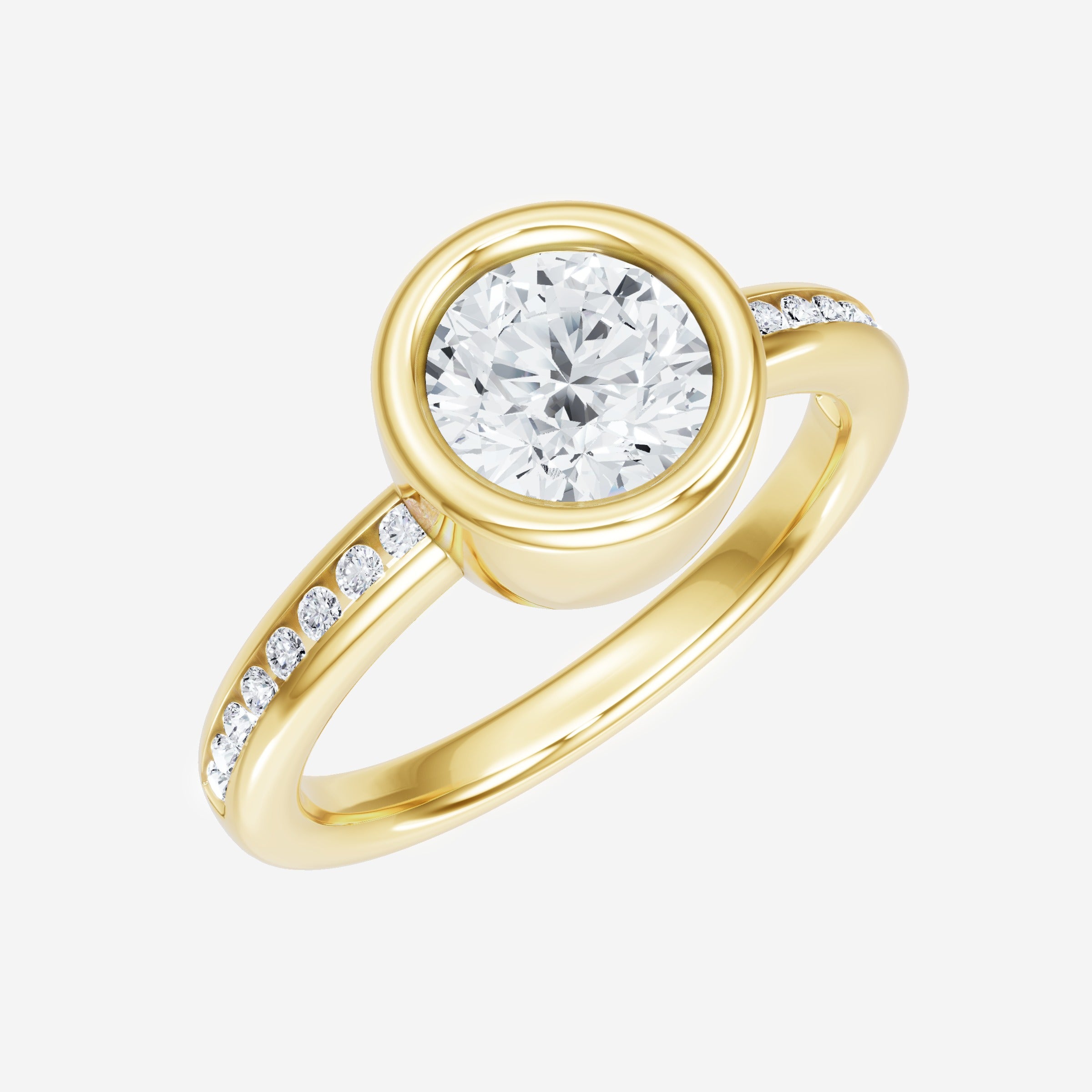 Round Shining Destiny Ring