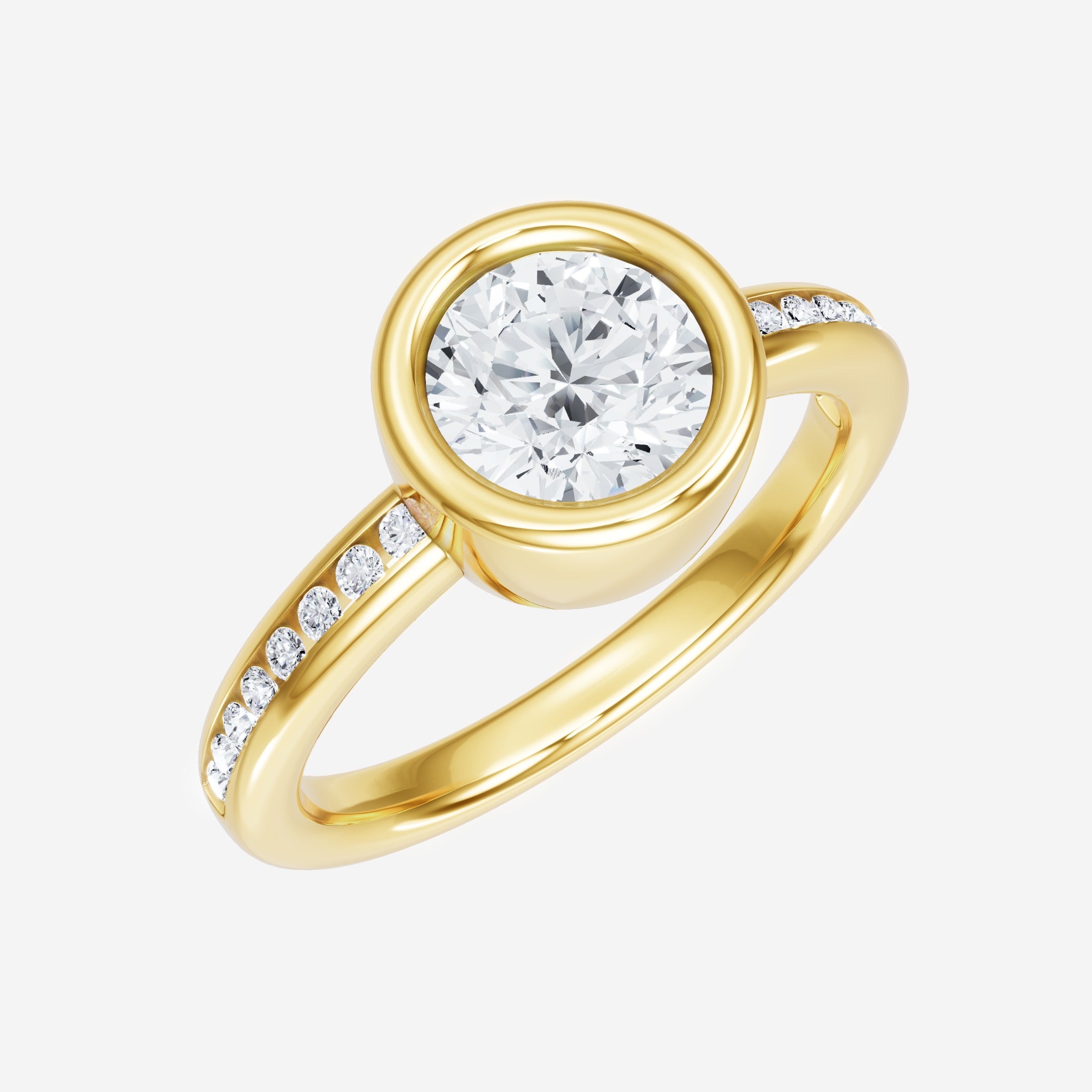 Round Shining Destiny Ring