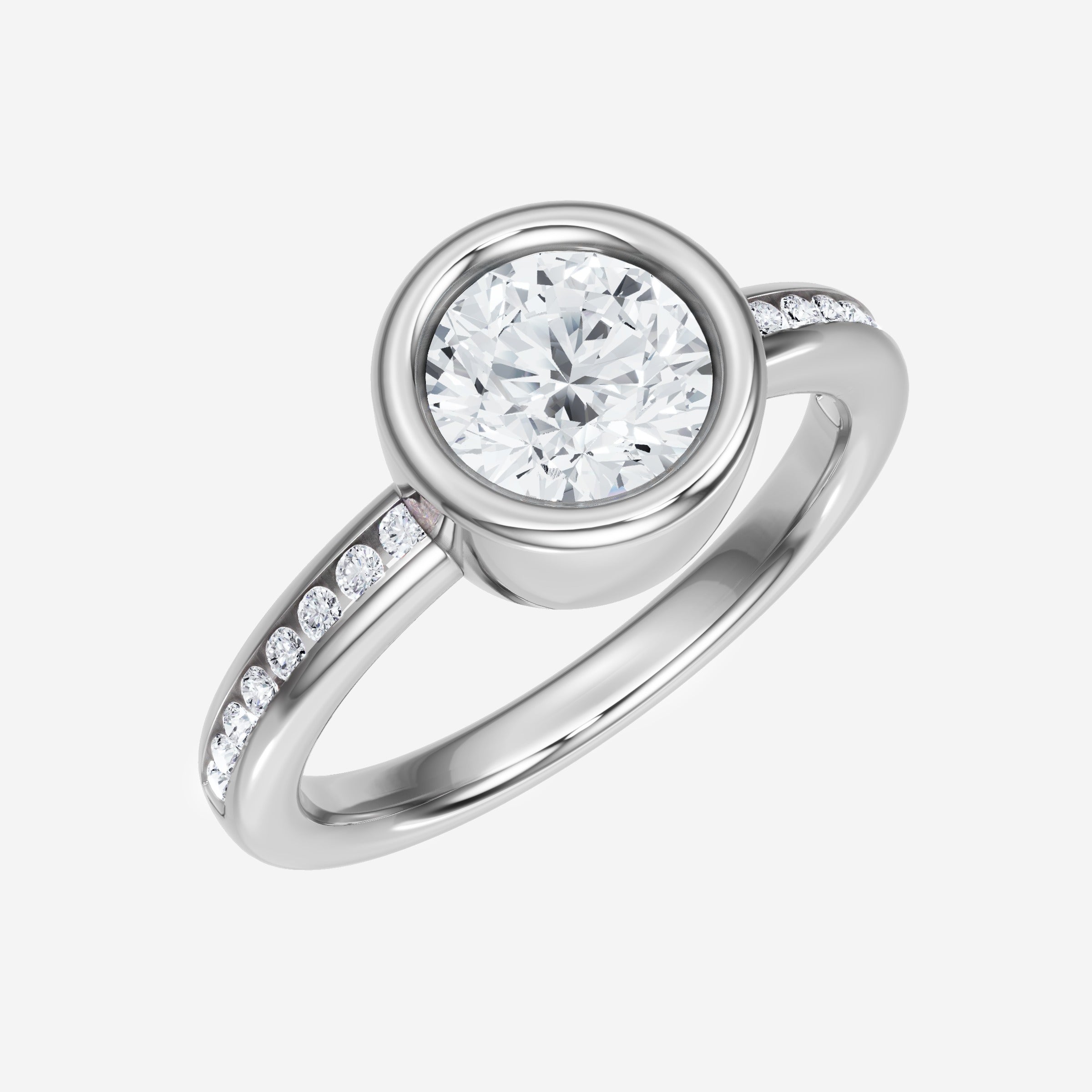 Round Shining Destiny Ring
