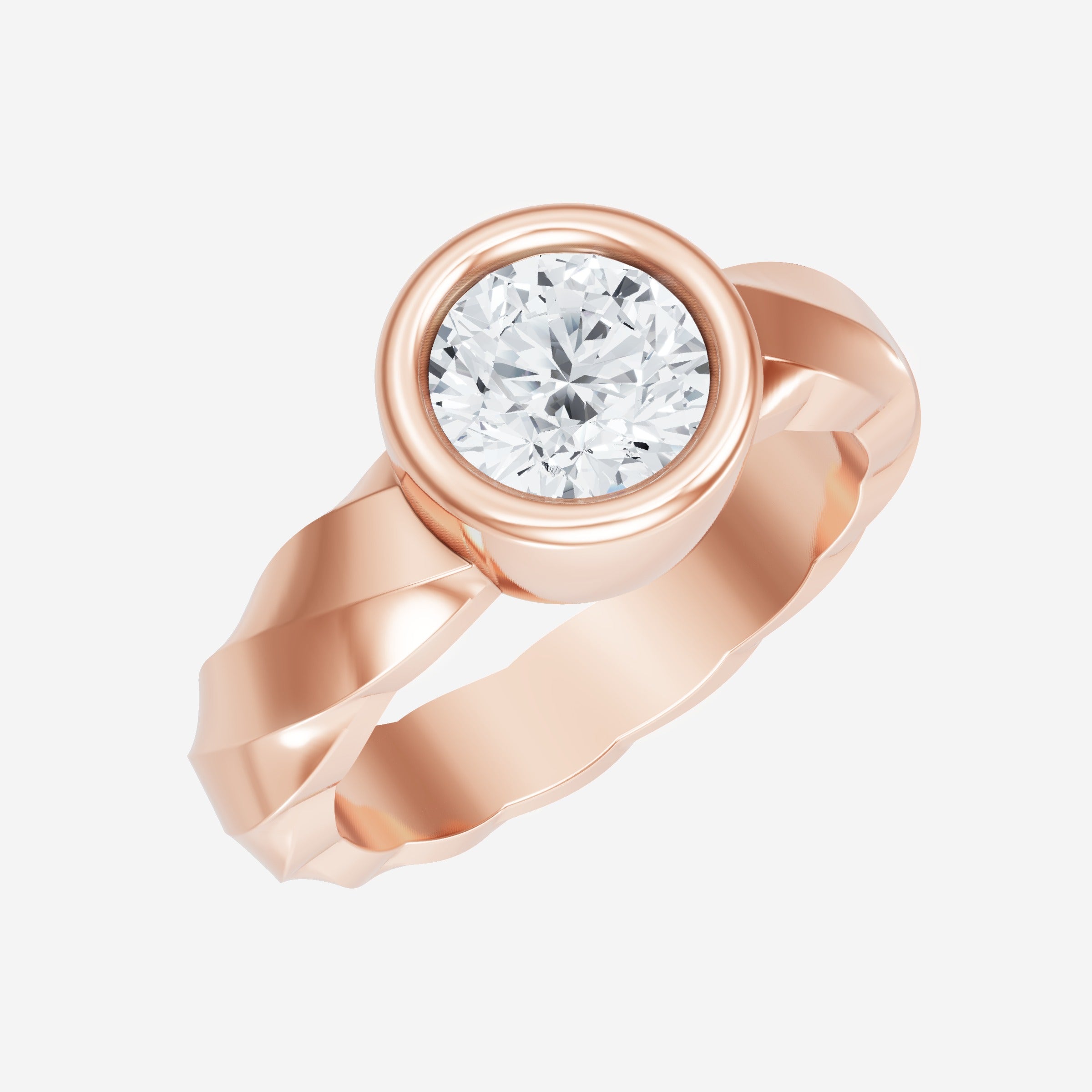 Round Shining Destiny Ring