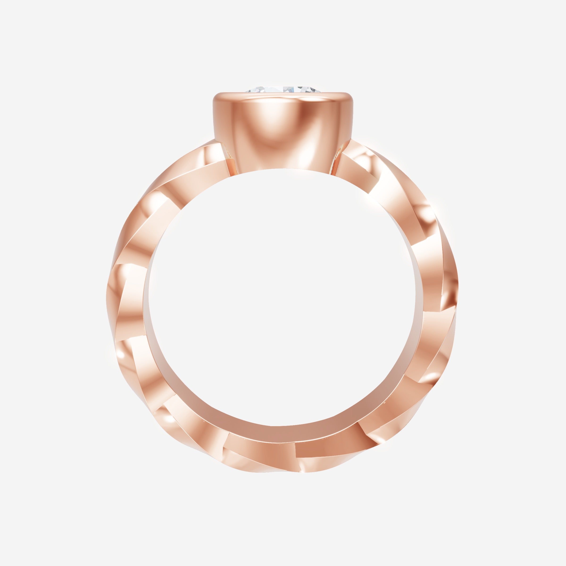 Round Shining Destiny Ring