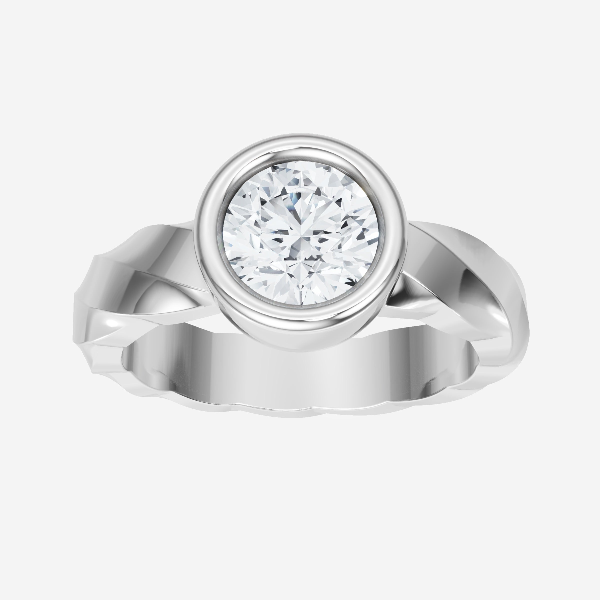 Round Shining Destiny Ring