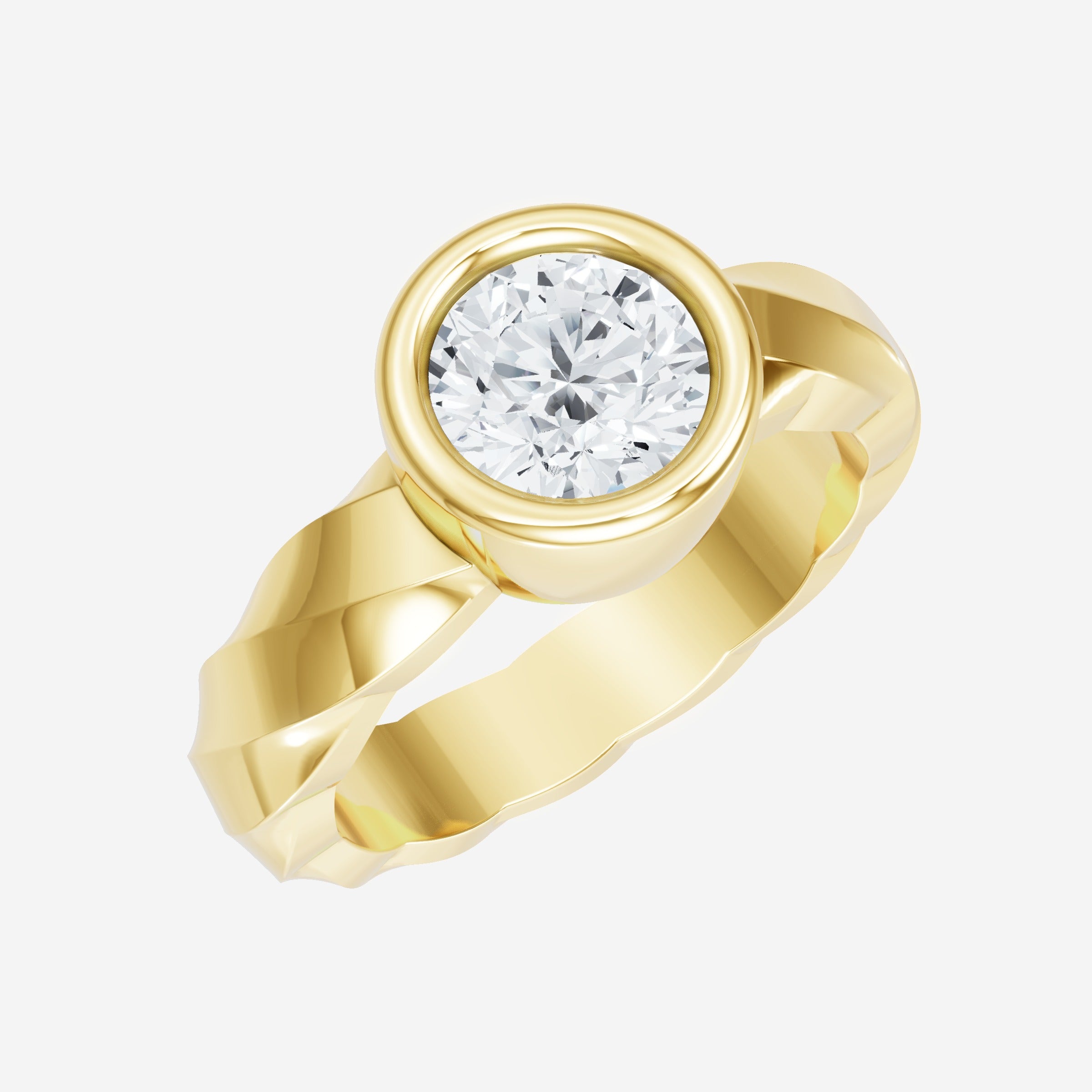 Round Shining Destiny Ring
