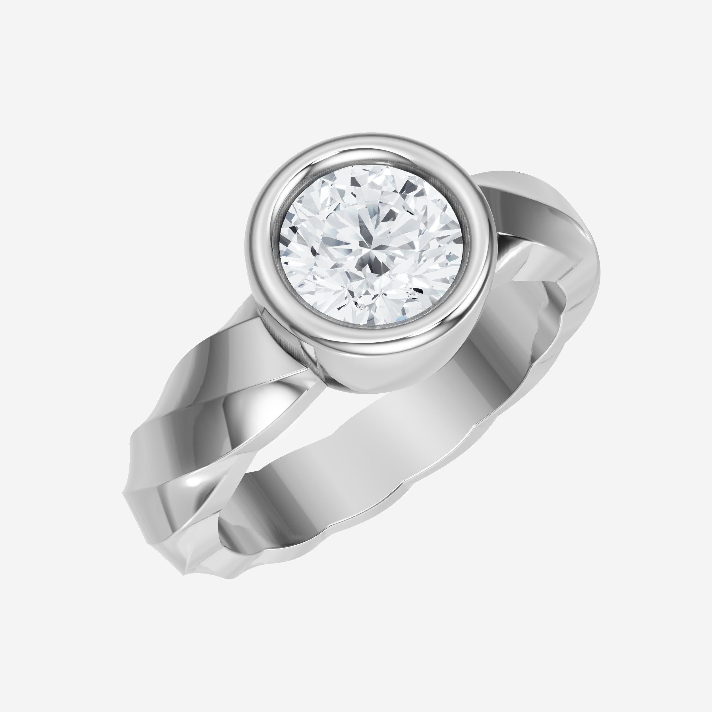 Round Shining Destiny Ring
