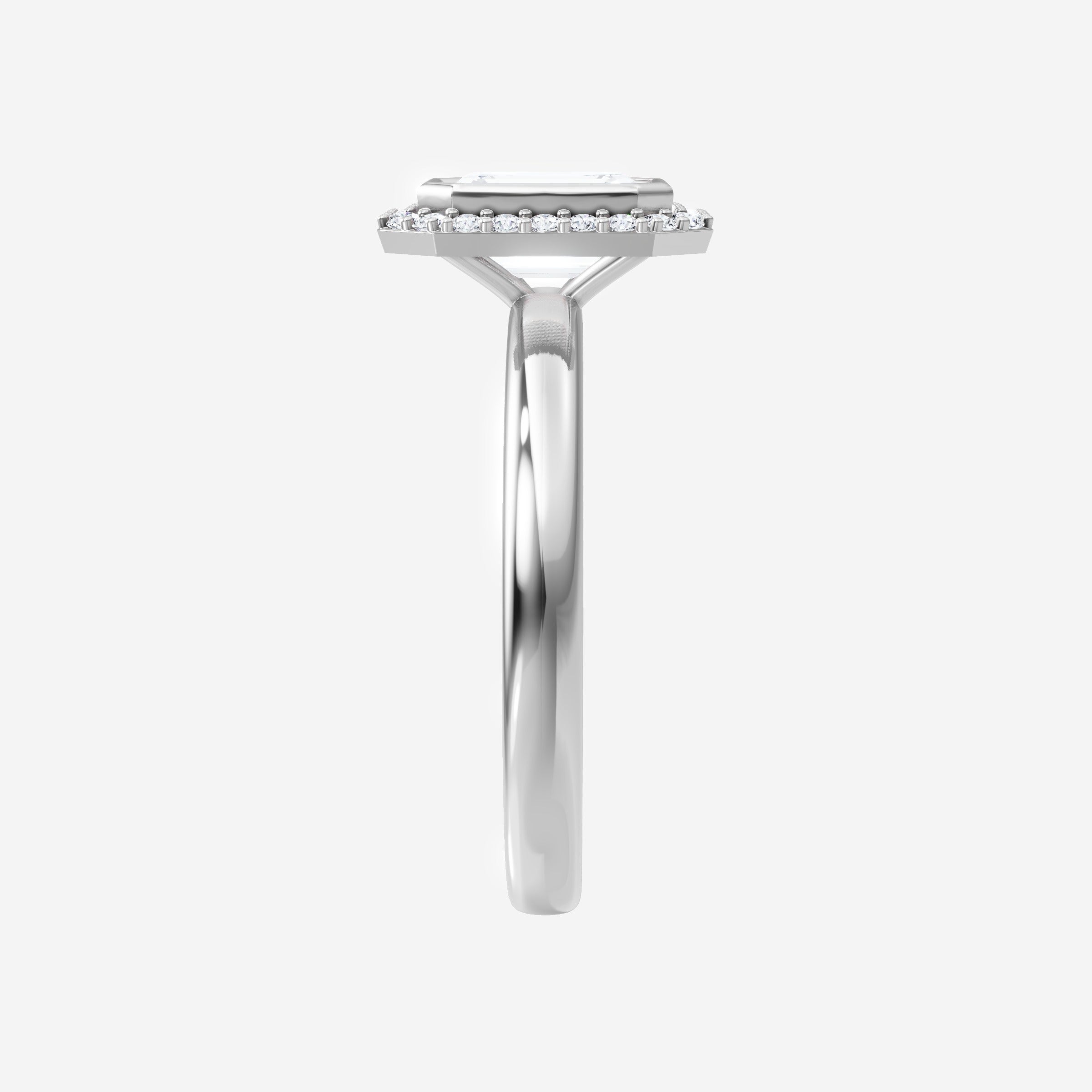 Anillo de esplendor brillante esmeralda