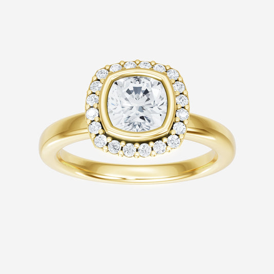 Cushion Vintage Charm Ring