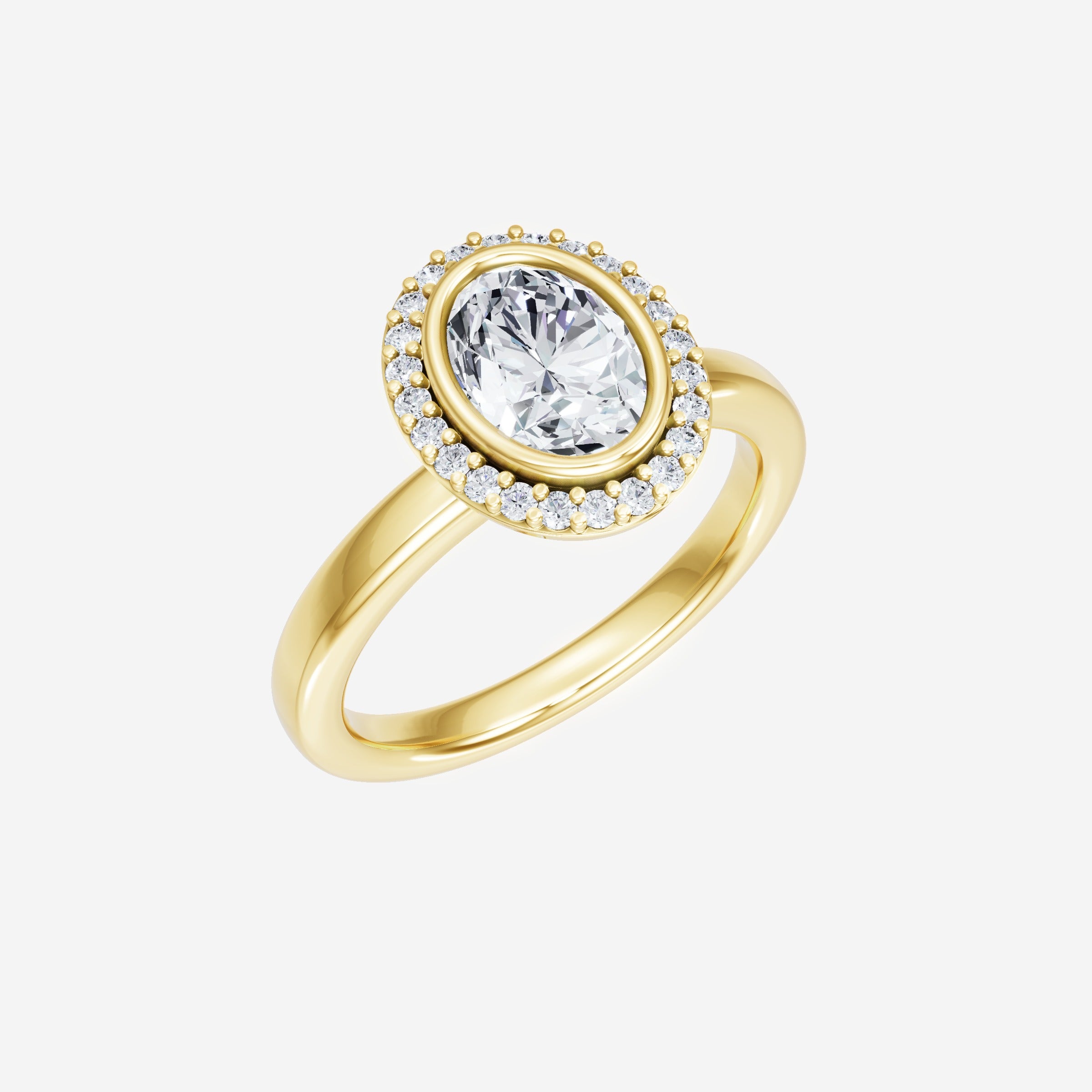 Oval Brilliant Splendor Ring