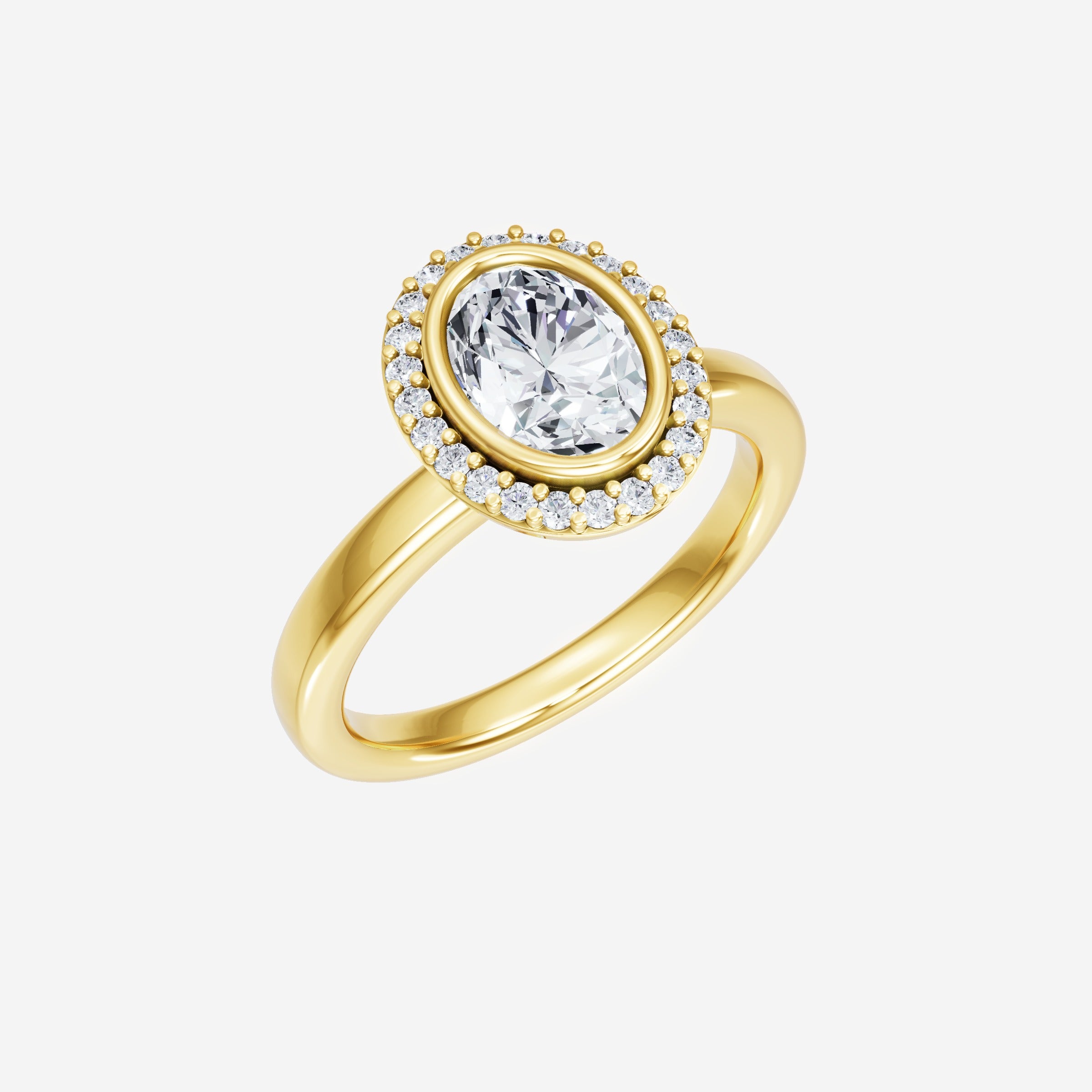 Oval Brilliant Splendor Ring