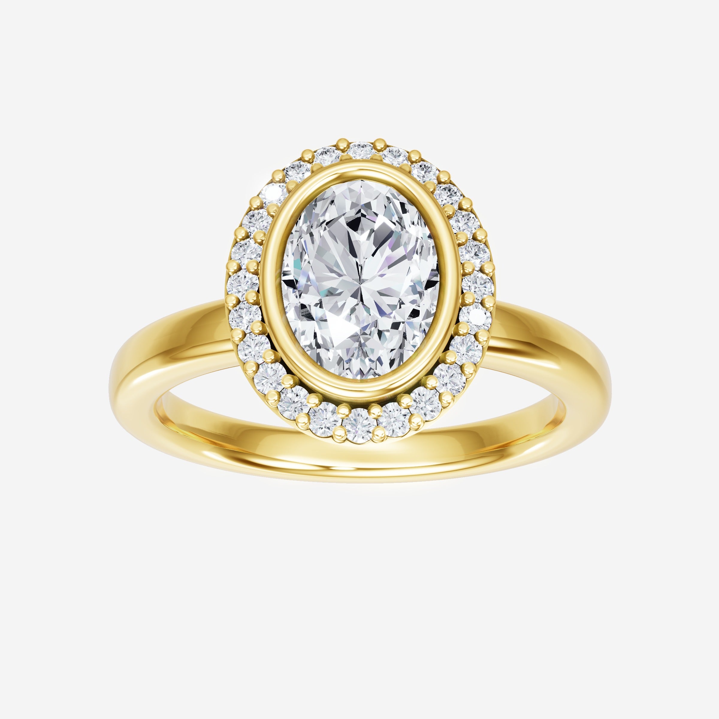 Oval Brilliant Splendor Ring