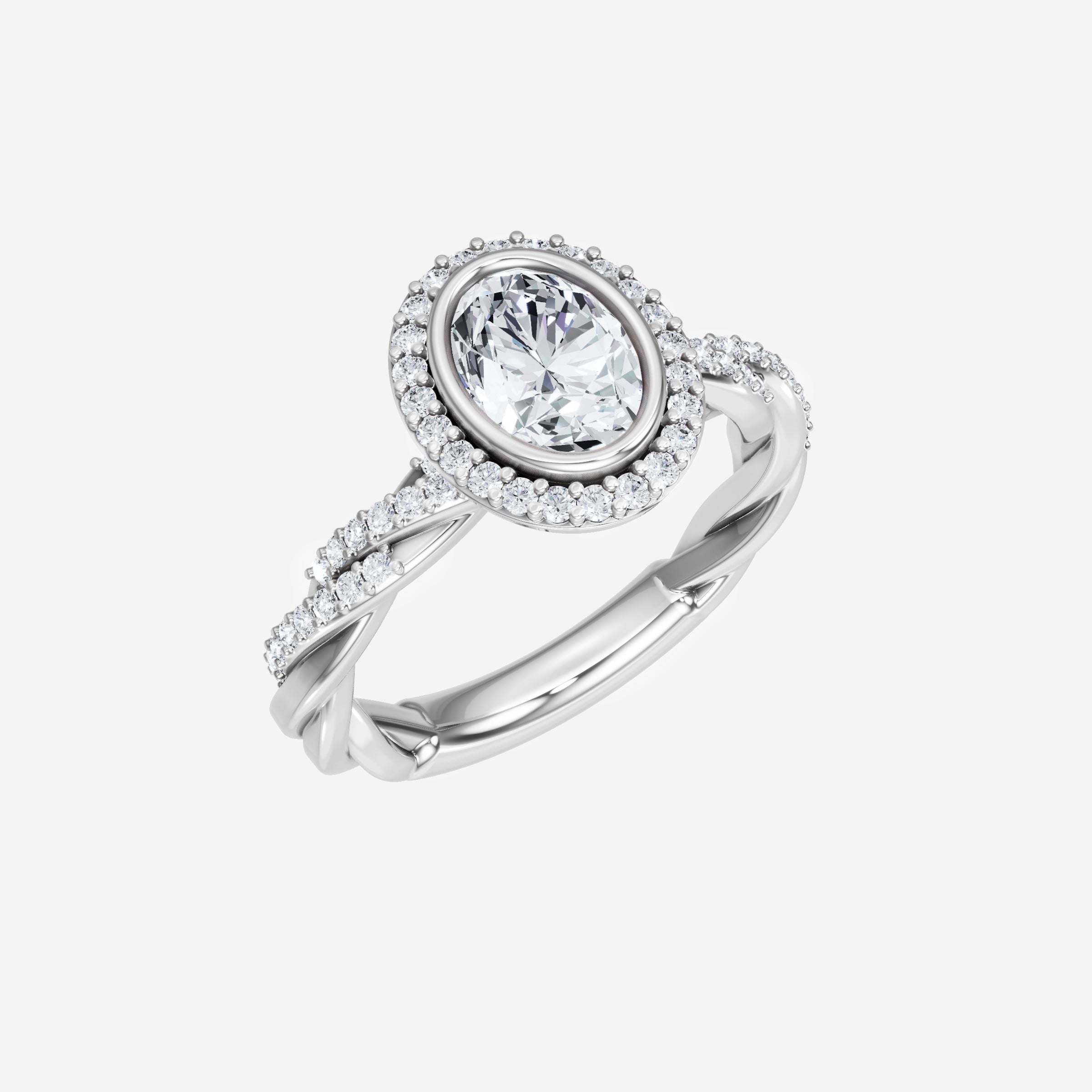 Oval Brilliant Splendor Ring