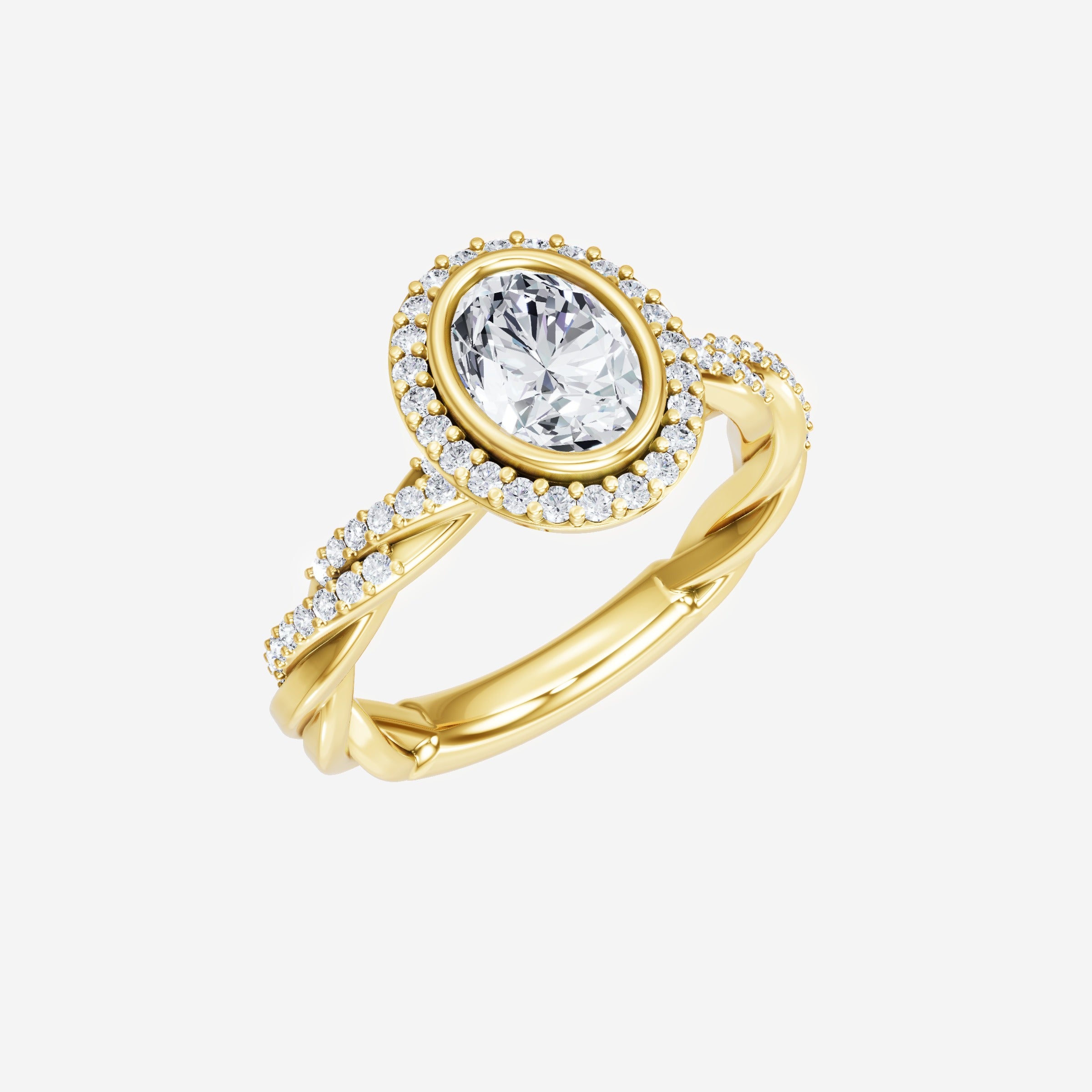 Oval Brilliant Splendor Ring