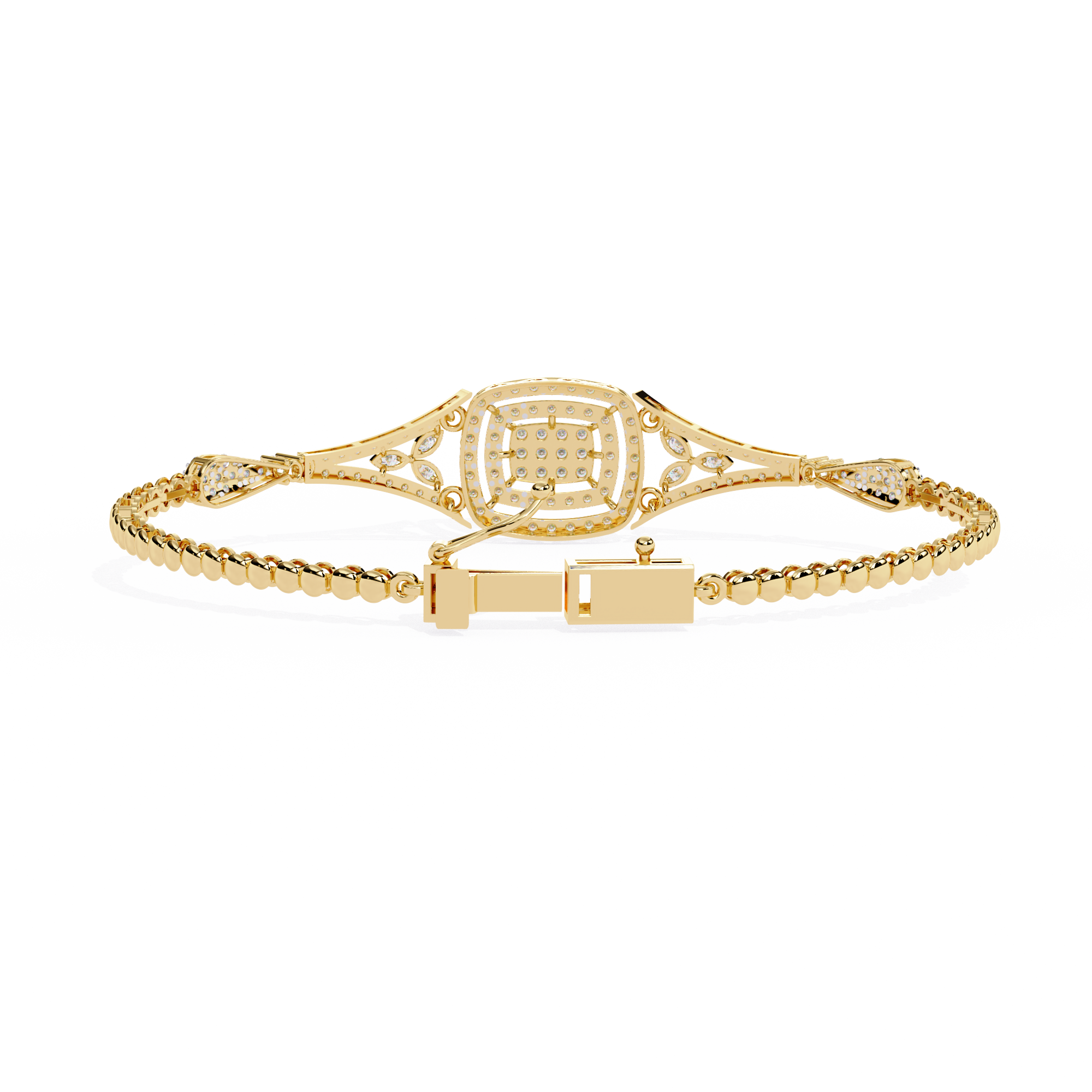1.25 Carat Elegant Lab Grown Diamond Bangle Bracelet