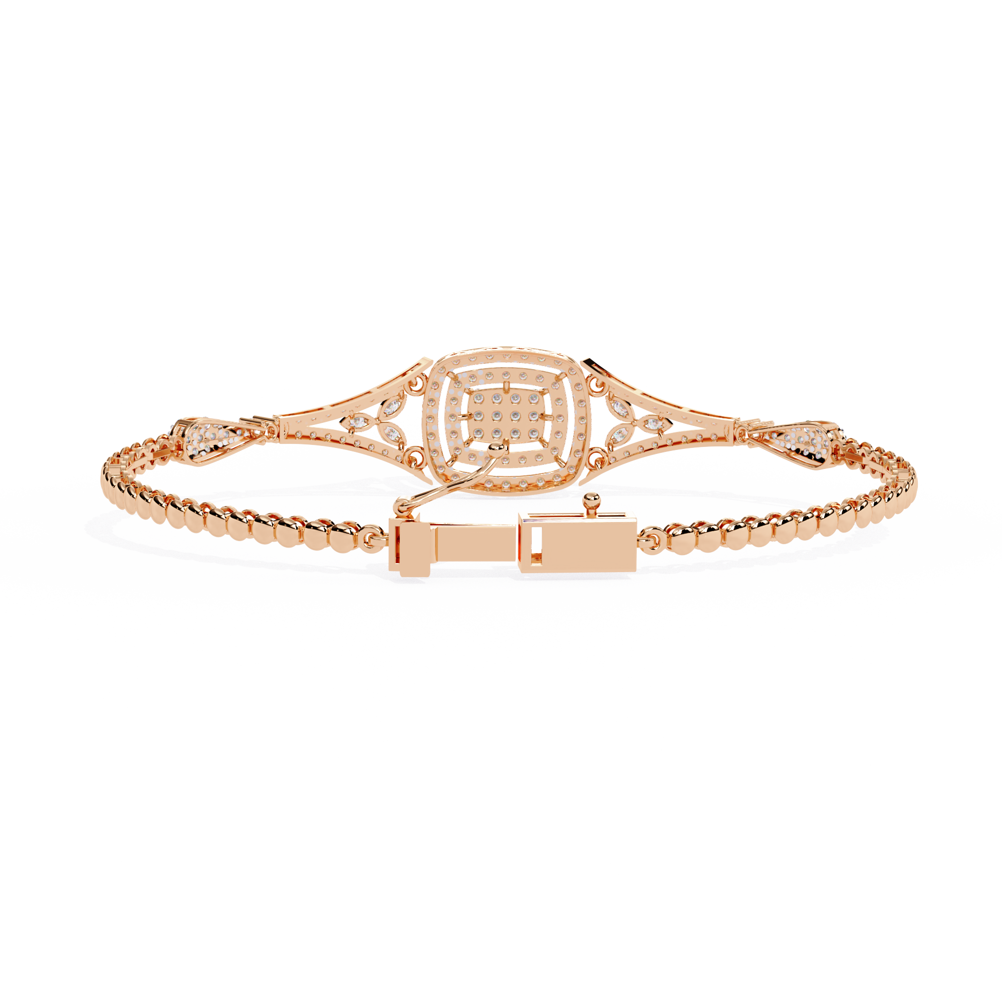 1.25 Carat Elegant Lab Grown Diamond Bangle Bracelet